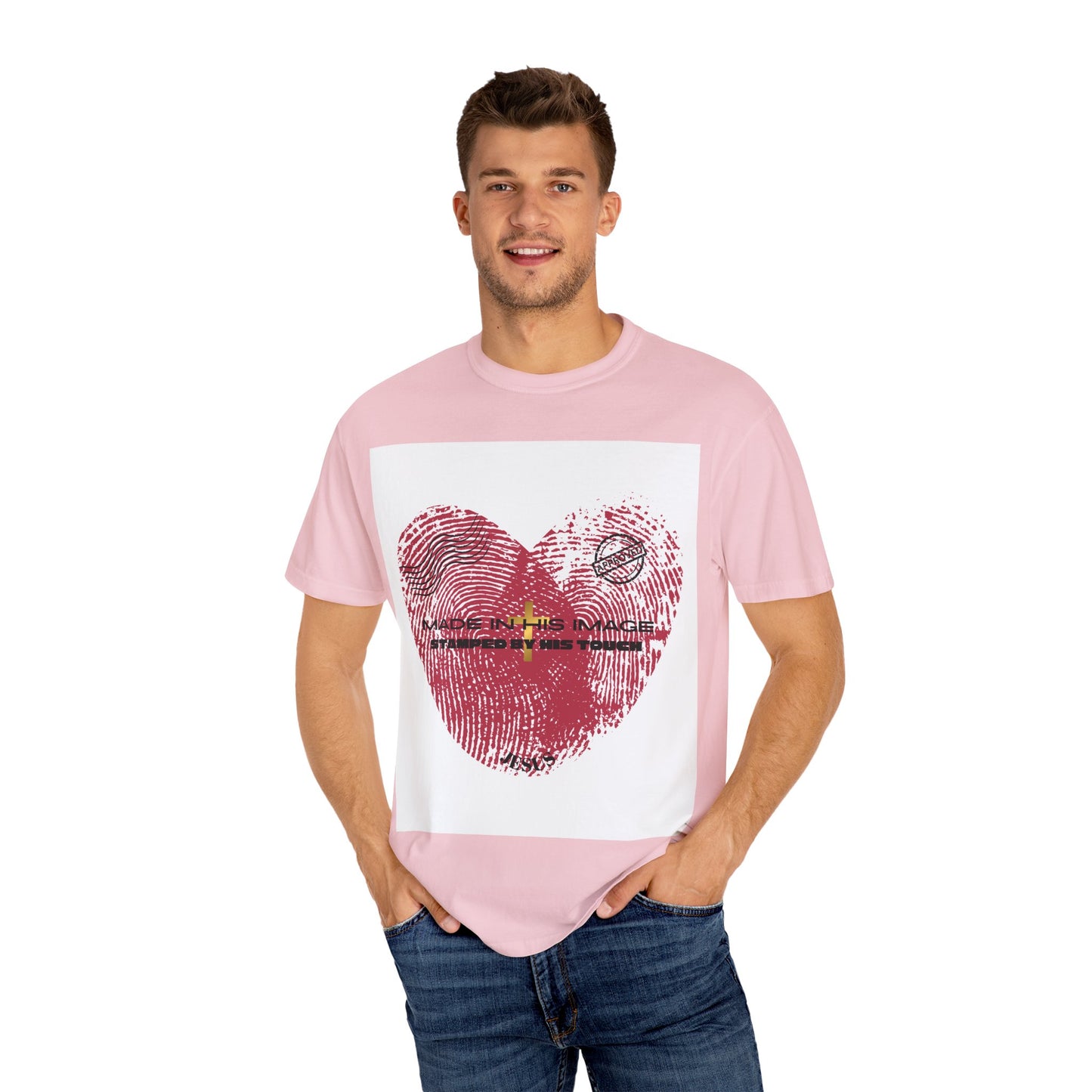 Love Affirmation T-Shirt, Heart Design Tee, Faith-Based Fashion