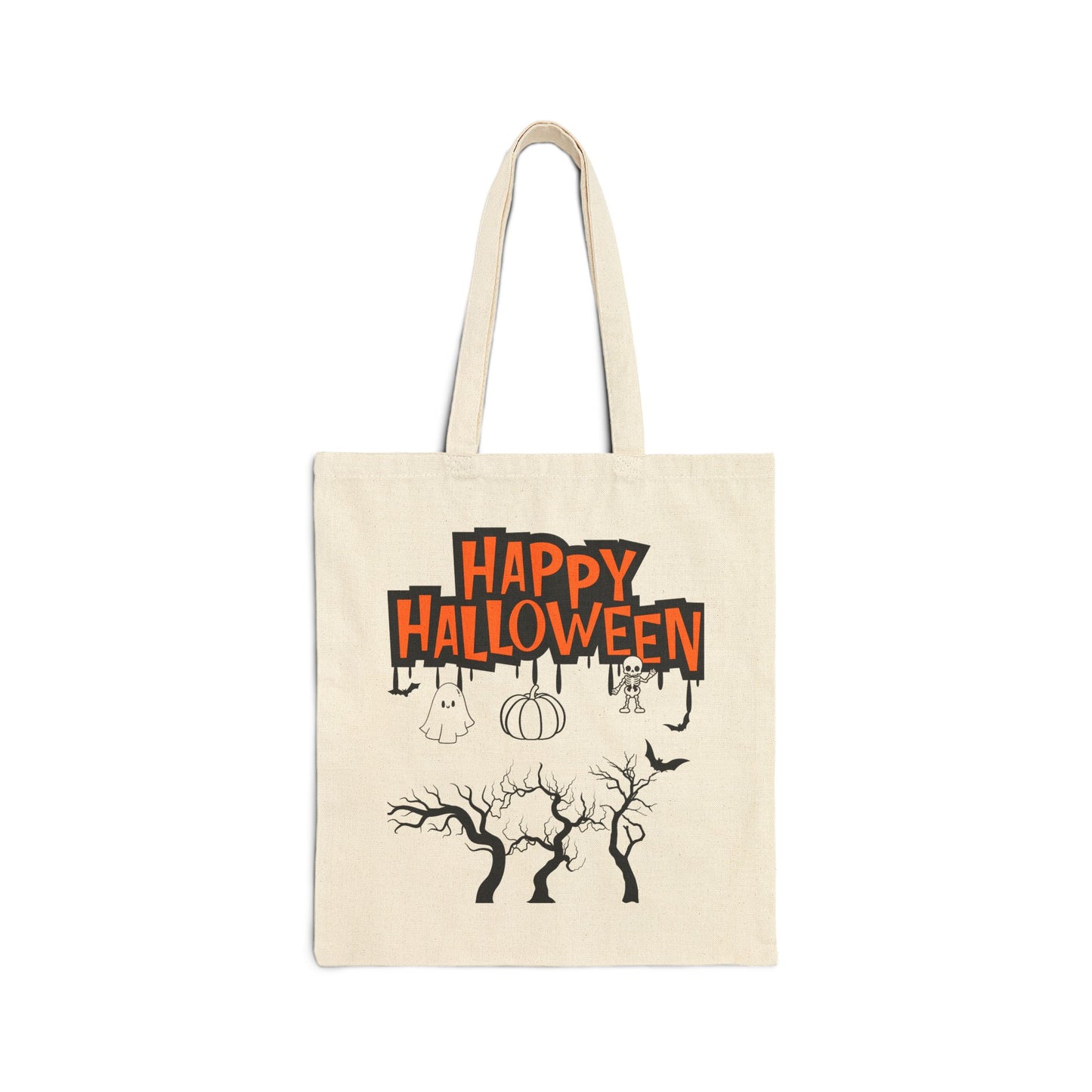 Halloween Cotton Canvas Trick or Treat bags for kids