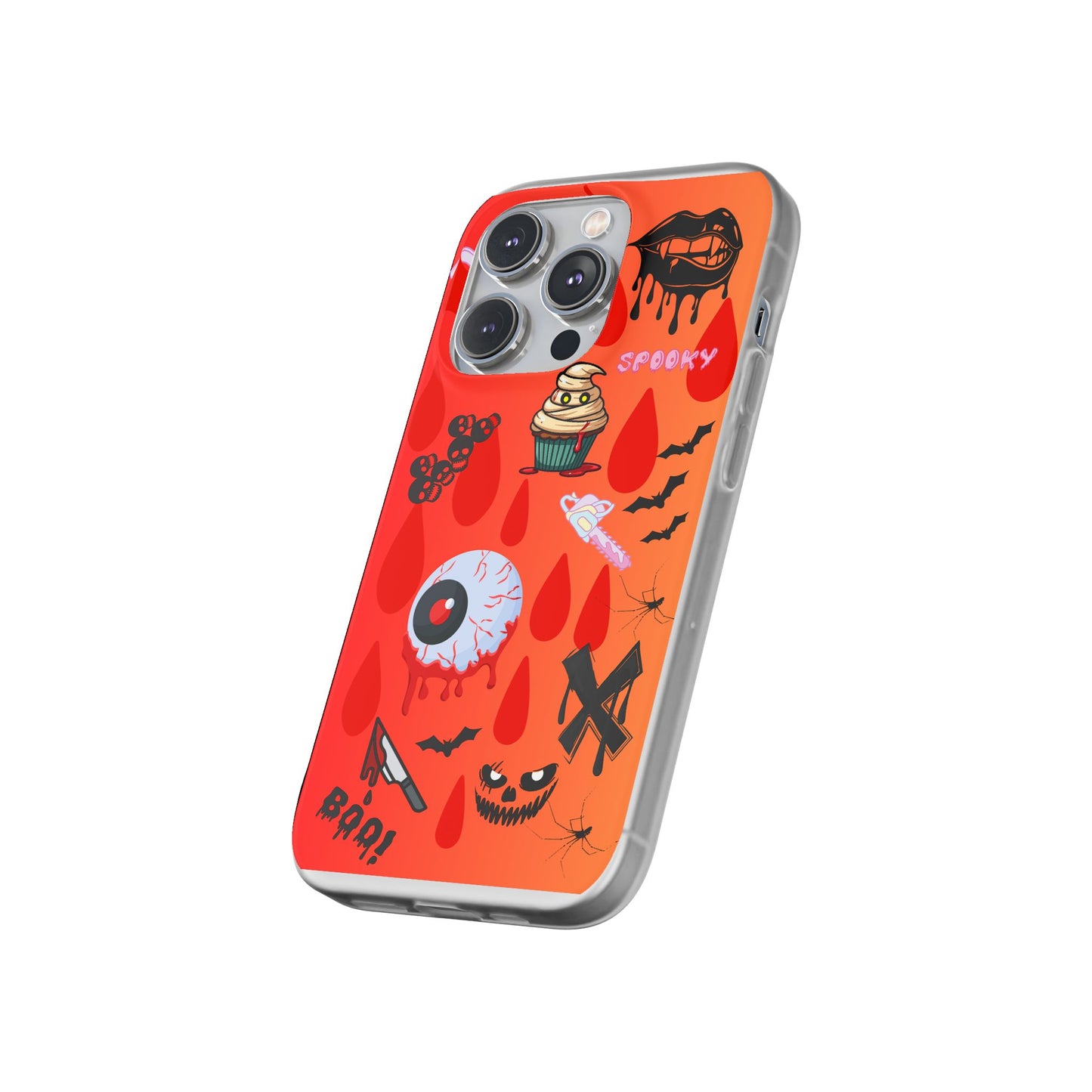 Spooky Flexi Cases for Halloween Lovers, Halloween Phone Case, Horror Phone Cover, Cute Creepy Case, Halloween Gifts