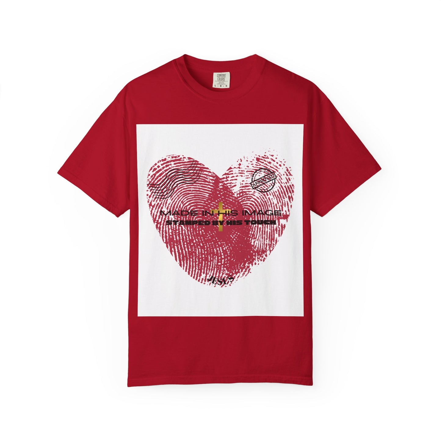 Love Affirmation T-Shirt, Heart Design Tee, Faith-Based Fashion