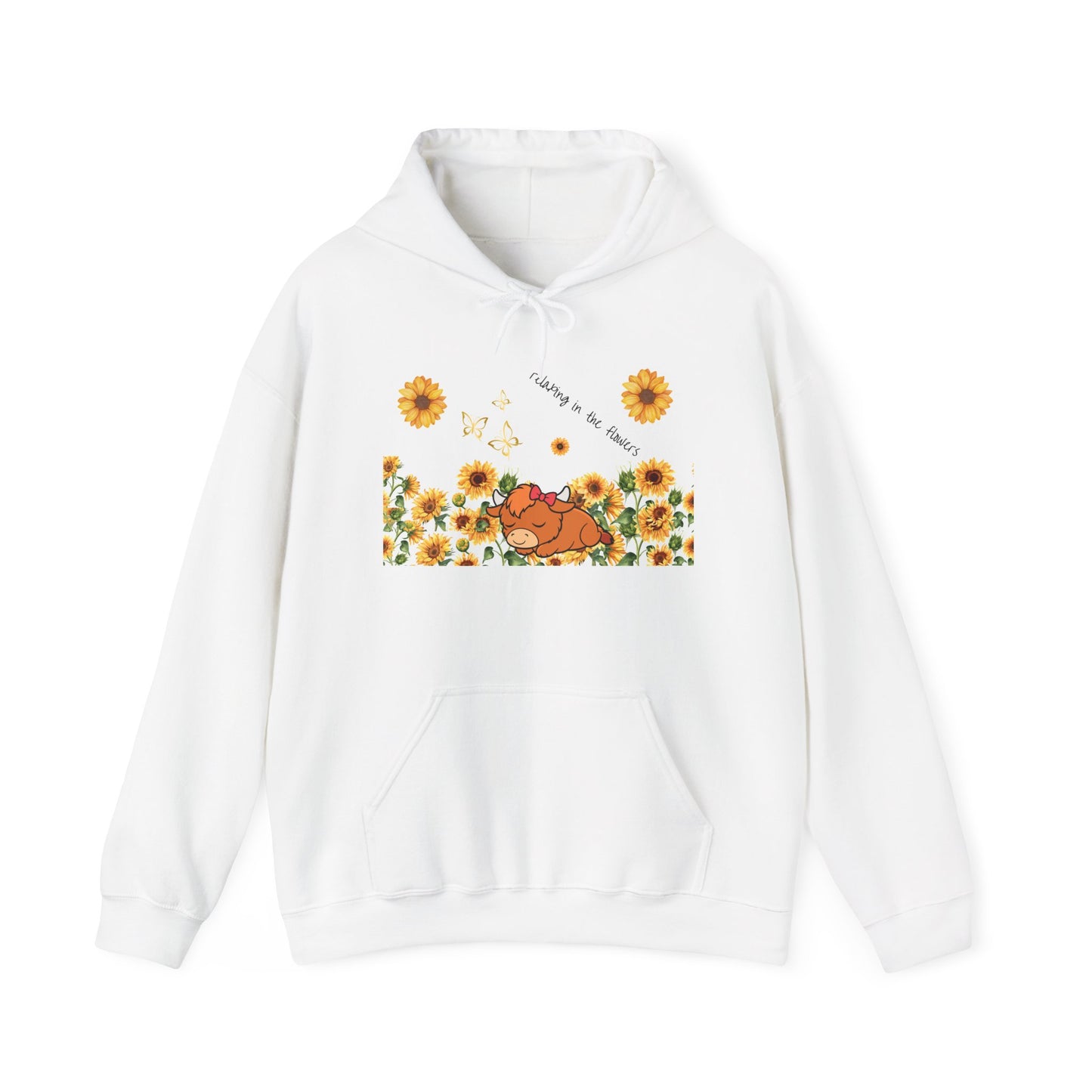Sunflower Bear Hoodie - Cozy Sweatshirt for Nature Lovers, Perfect for Fall, Spring, Birthdays, or Casual Wear