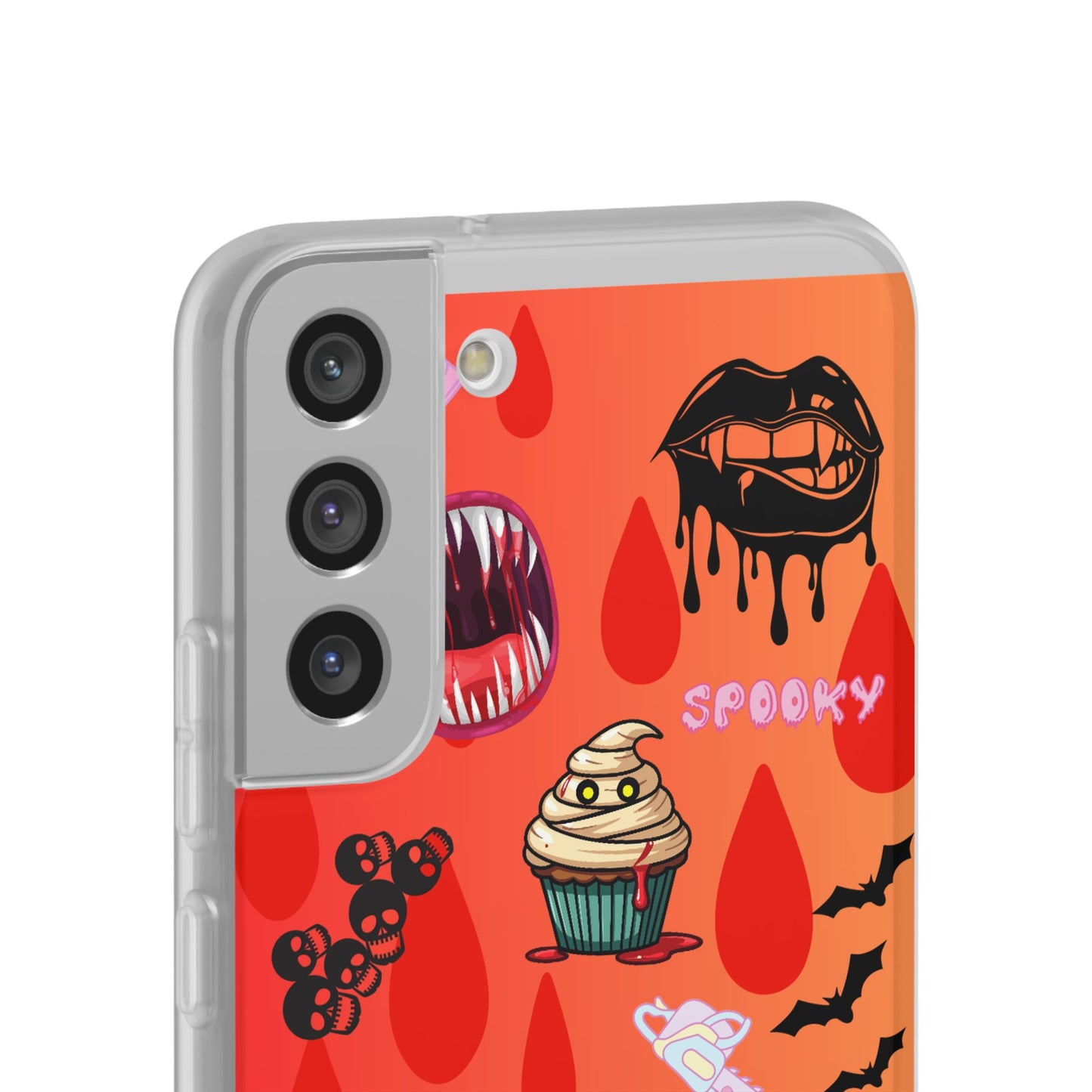 Spooky Flexi Cases for Halloween Lovers, Halloween Phone Case, Horror Phone Cover, Cute Creepy Case, Halloween Gifts