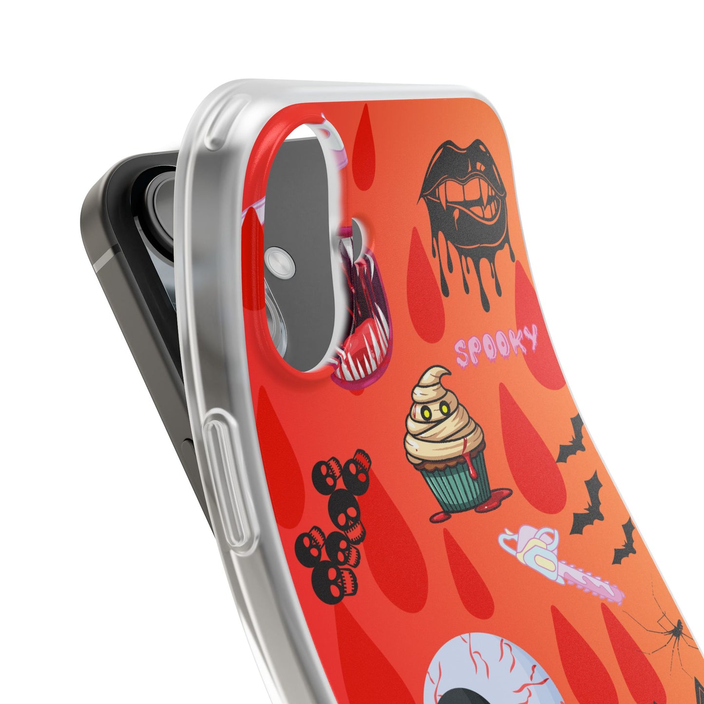 Spooky Flexi Cases for Halloween Lovers, Halloween Phone Case, Horror Phone Cover, Cute Creepy Case, Halloween Gifts