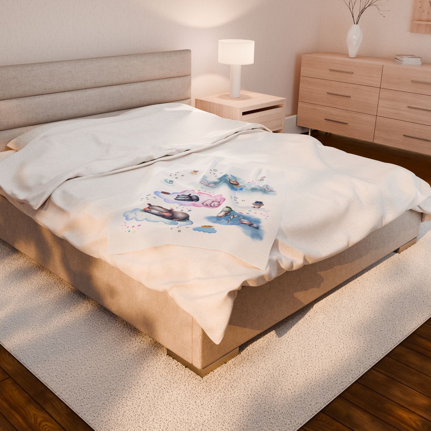 Cute Animal Dreams Blanket-Soft Velvet Blanket