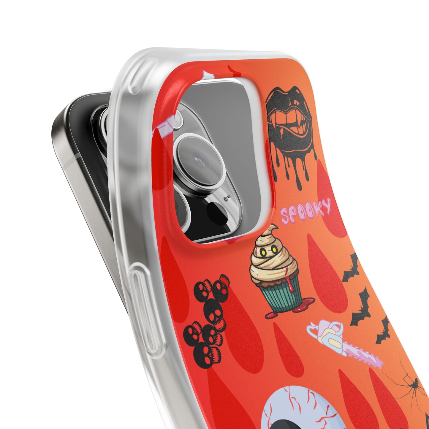 Spooky Flexi Cases for Halloween Lovers, Halloween Phone Case, Horror Phone Cover, Cute Creepy Case, Halloween Gifts