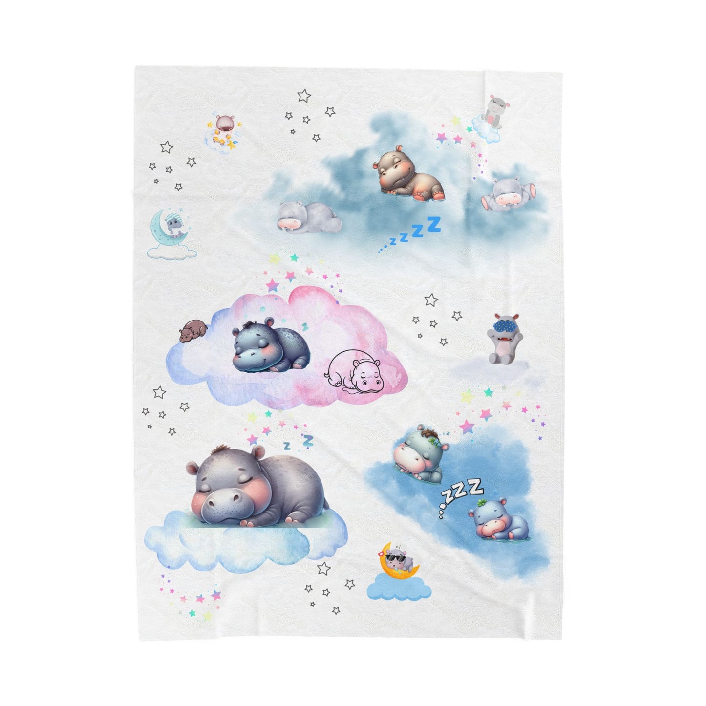 Cute Animal Dreams Blanket-Soft Velvet Blanket