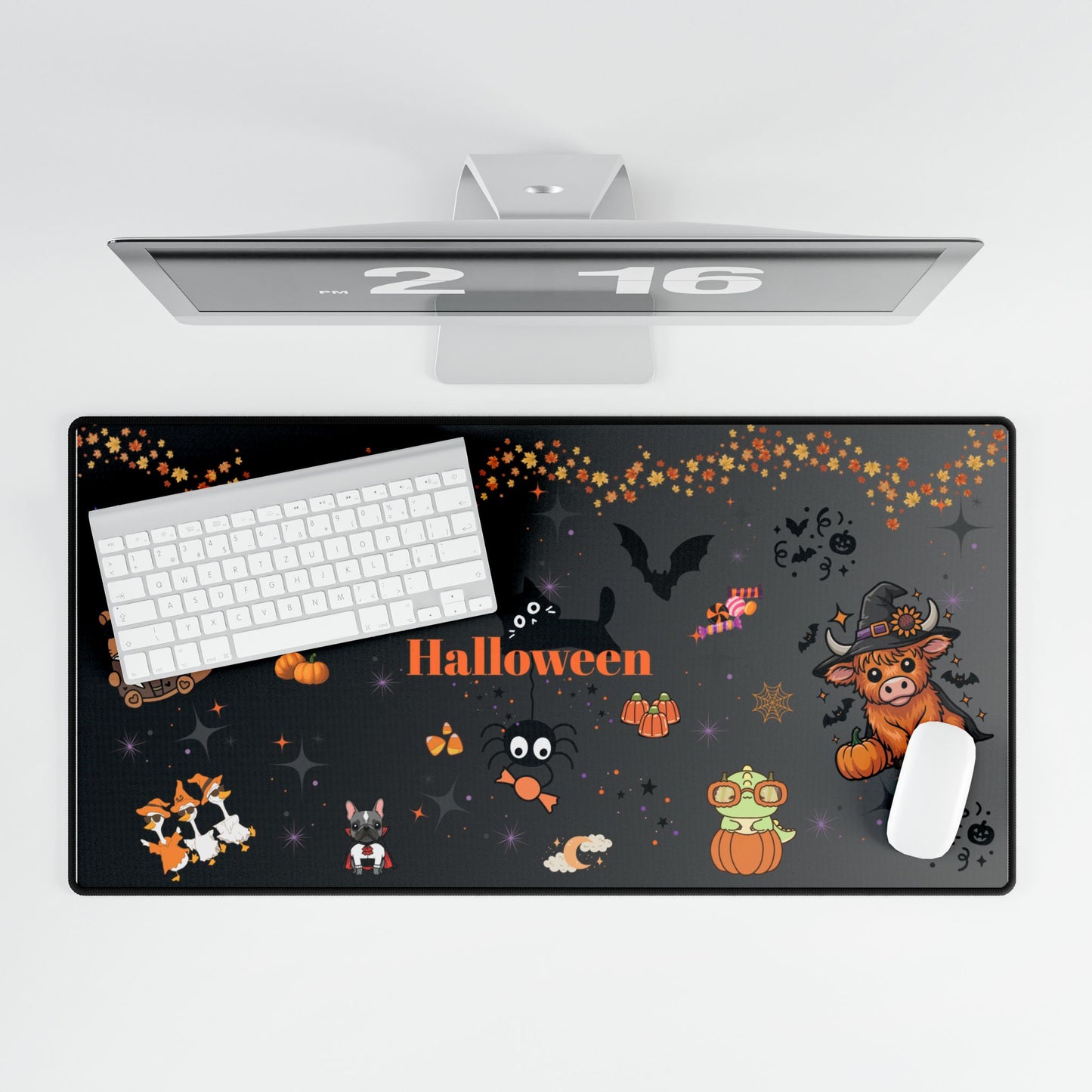 Halloween Themed Desk Mat, Spooky Mouse Pad