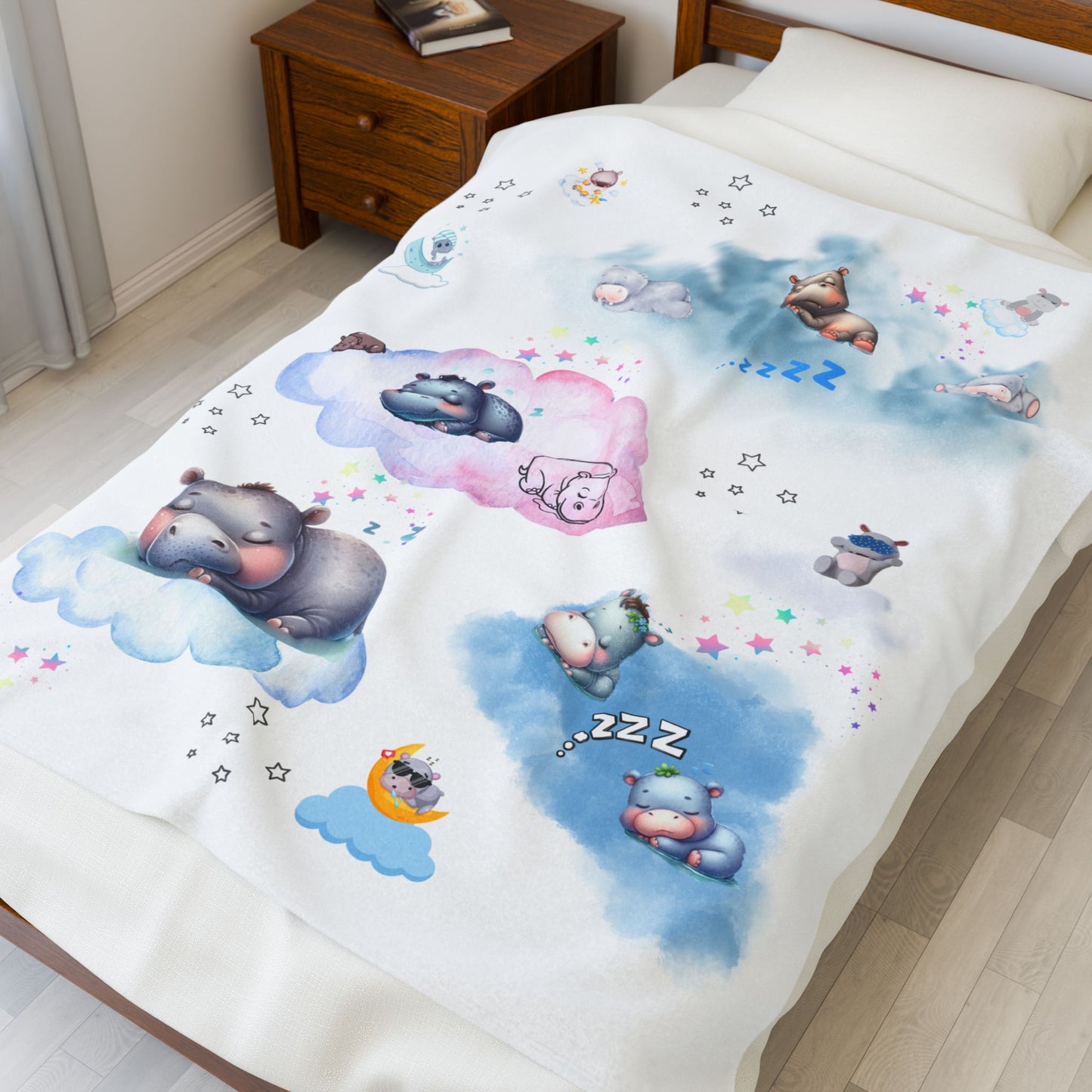 Cute Animal Dreams Blanket-Soft Velvet Blanket