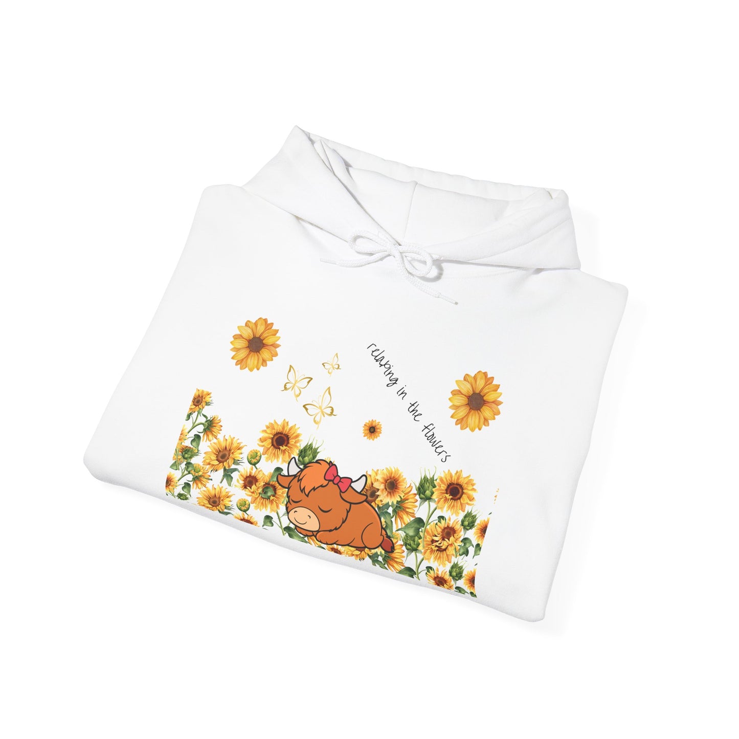 Sunflower Bear Hoodie - Cozy Sweatshirt for Nature Lovers, Perfect for Fall, Spring, Birthdays, or Casual Wear