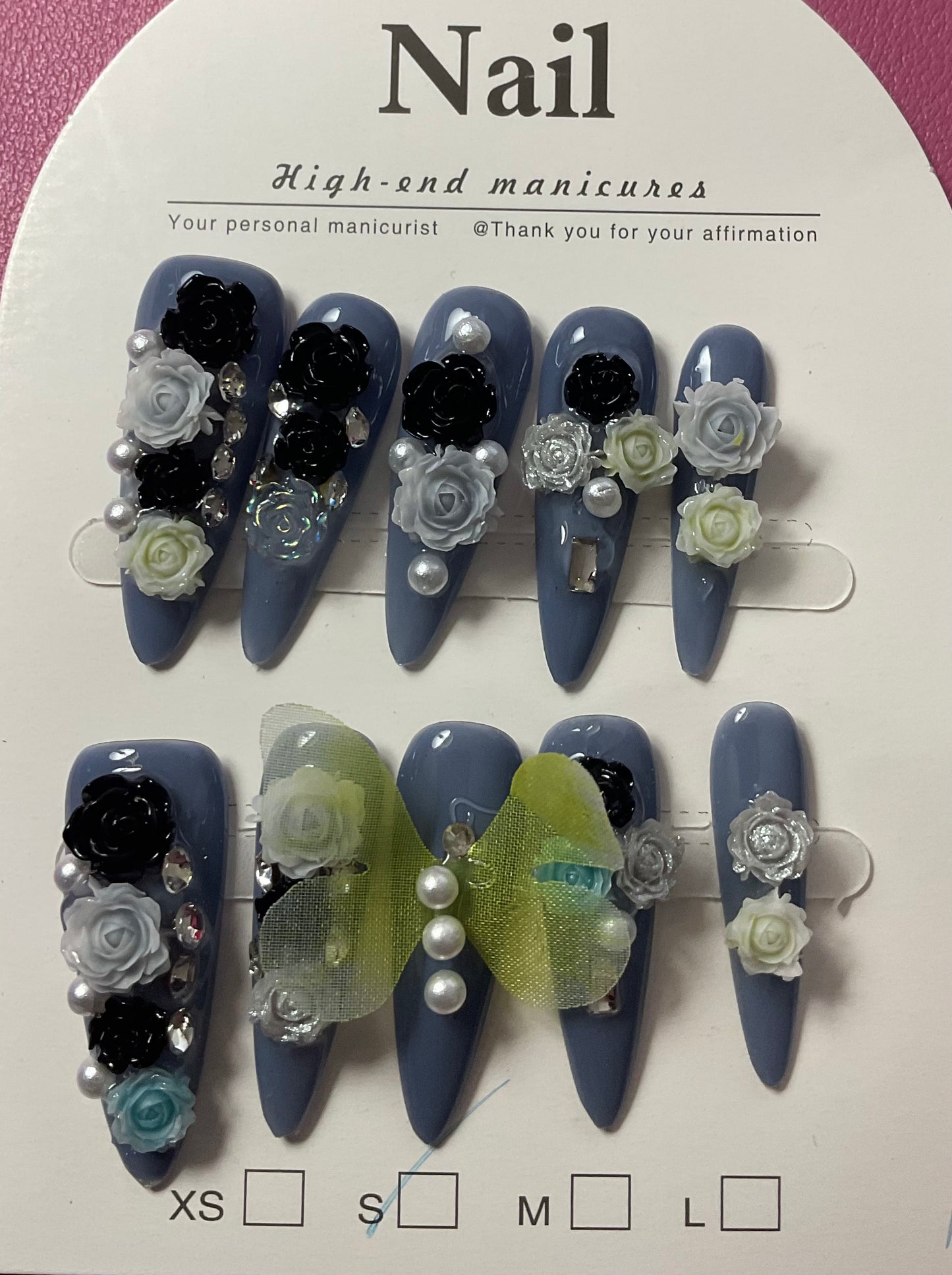 Floral Fantasy Press On Nails