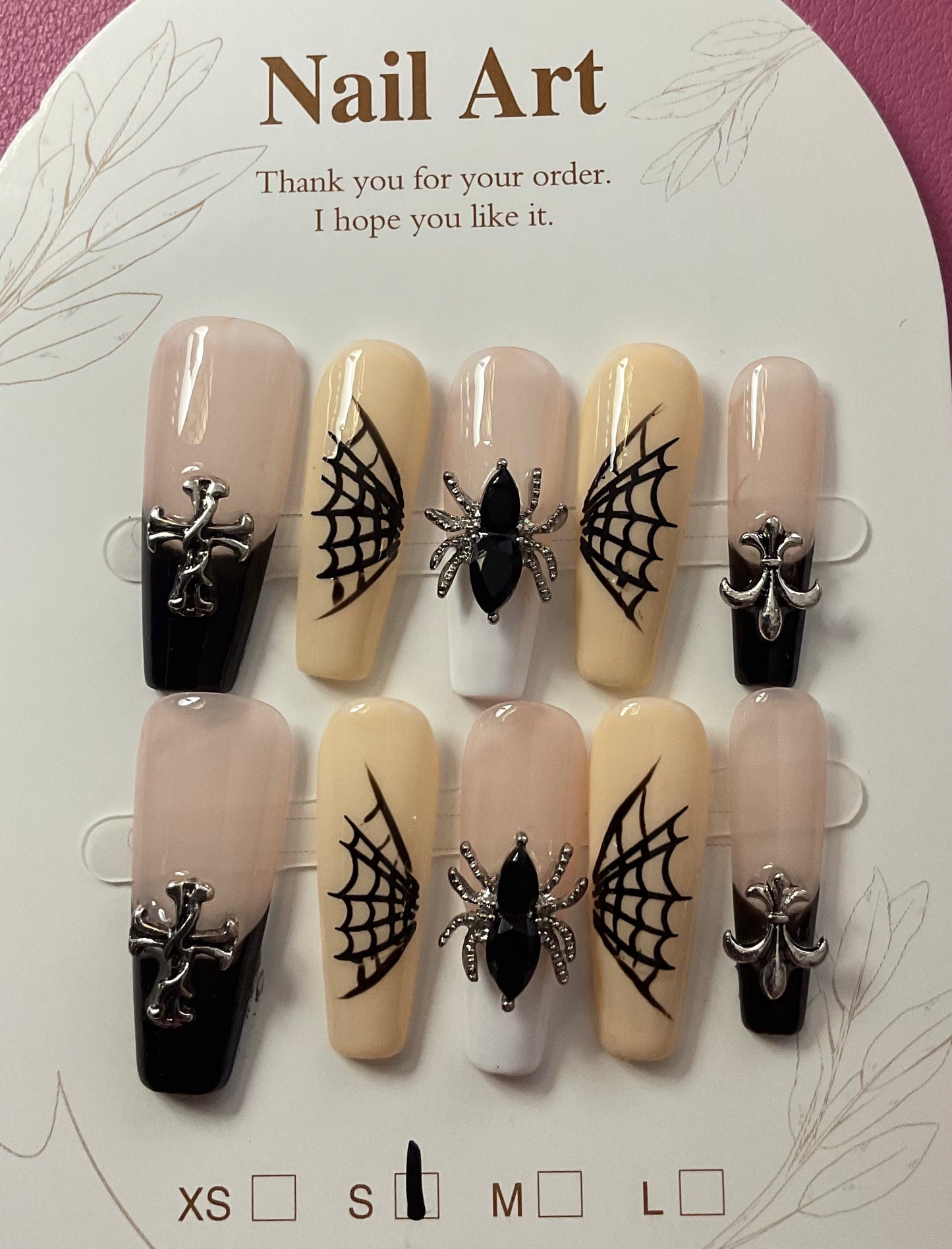 Spooky Chic Press On Nails