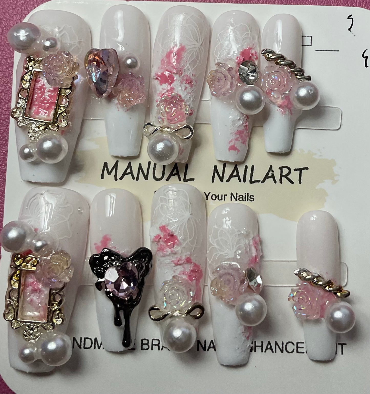 Romantic Pearl Press on Nails