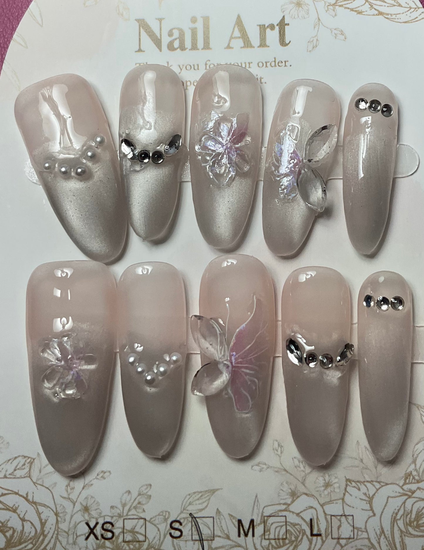 Crystal Dream Press On Nails