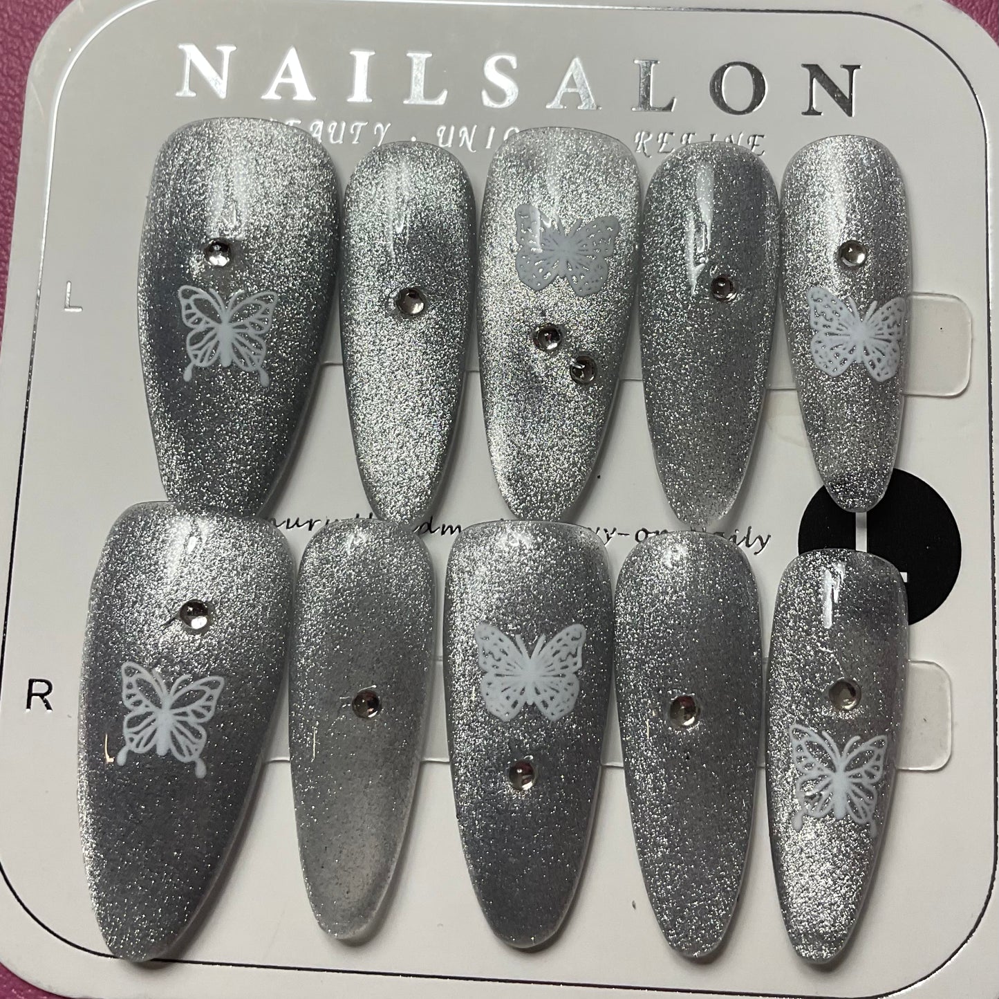 Midnight Disco Press On Nails