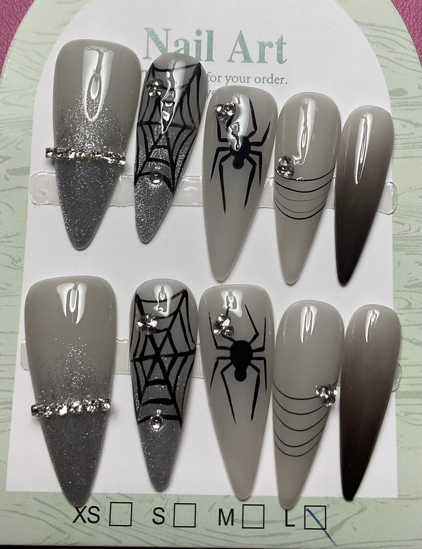 Spider Press On Nails