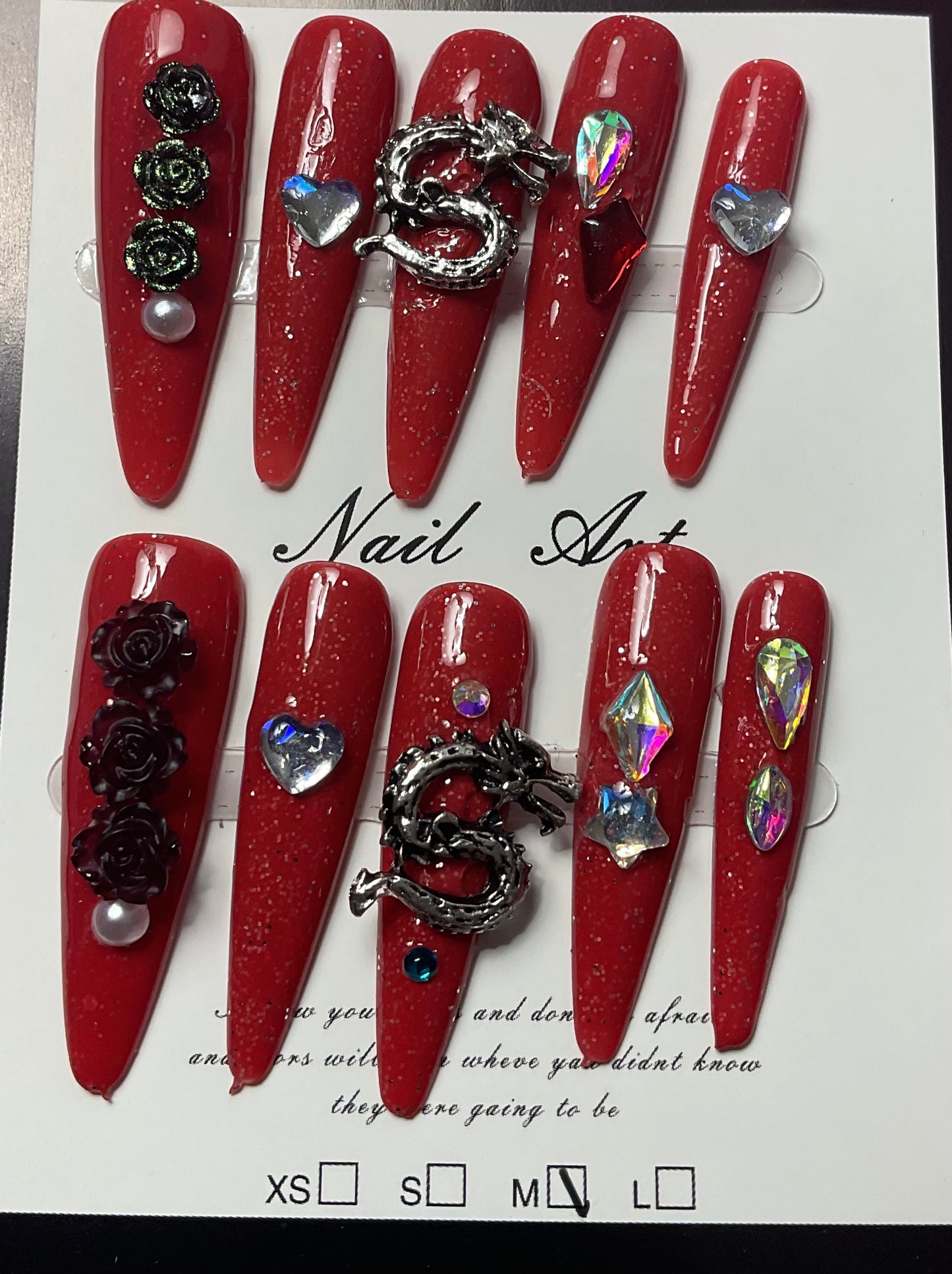 Dragon's Desire Press On Nails