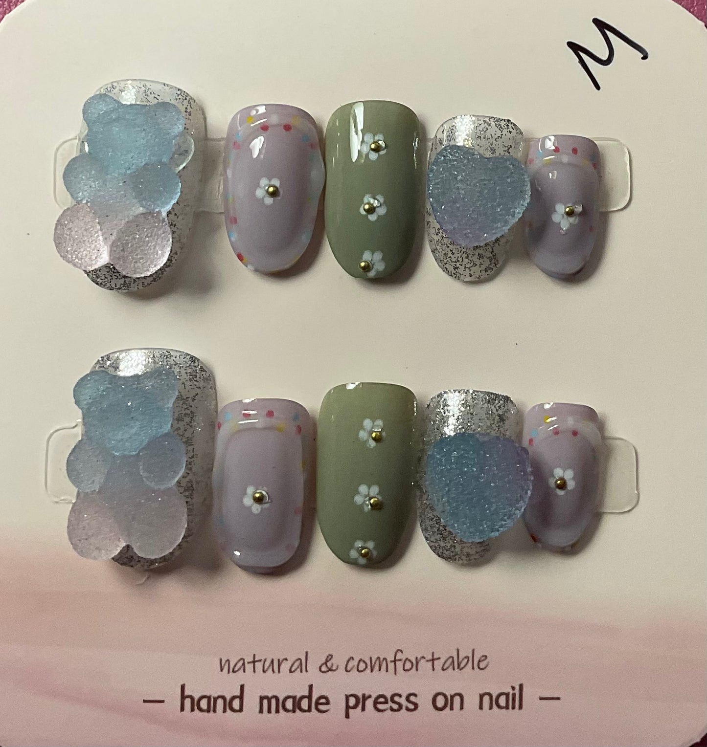 Sweet Gummy Bear Press On Nails