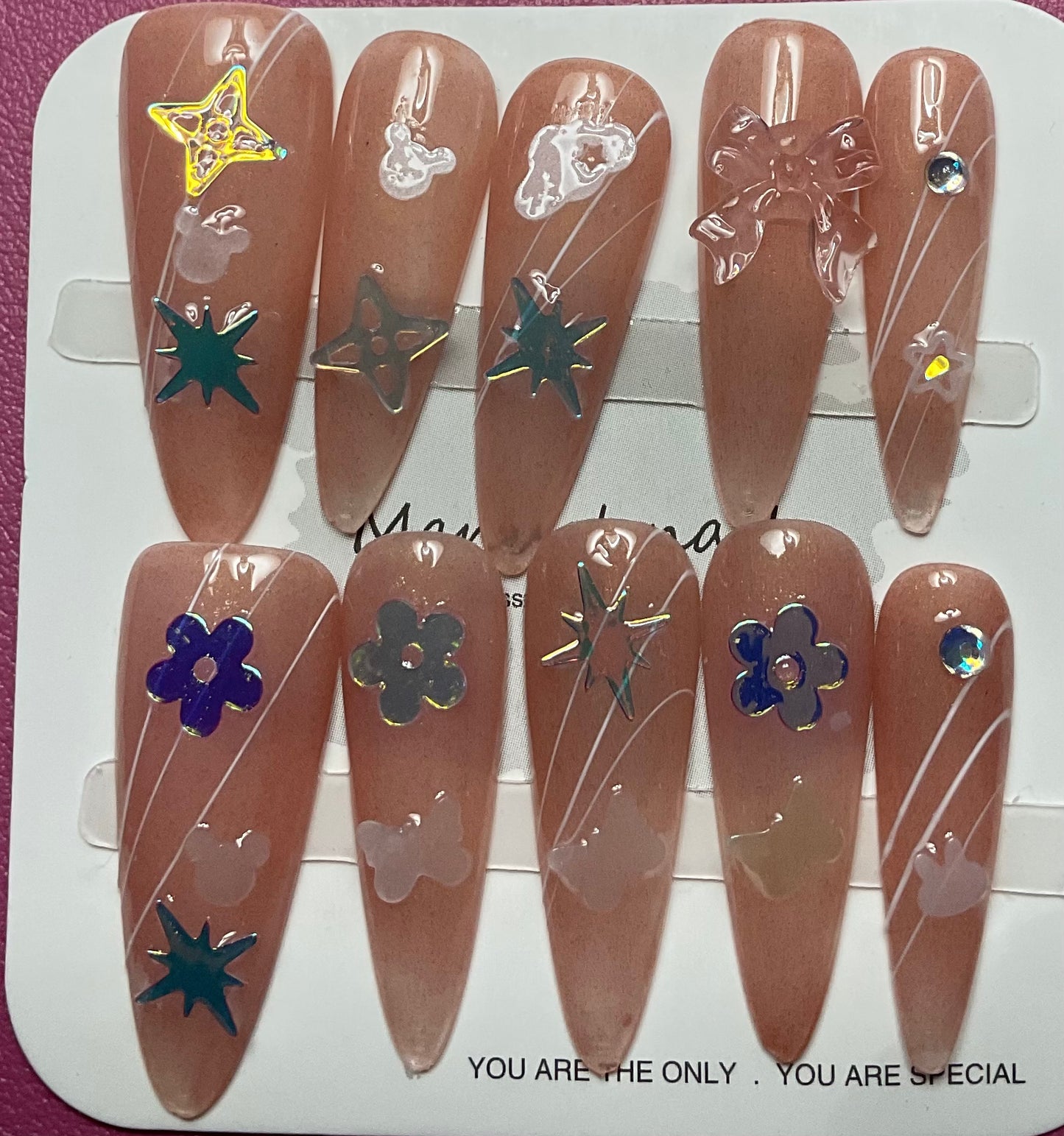 Butterfly Bloom Press On Nails