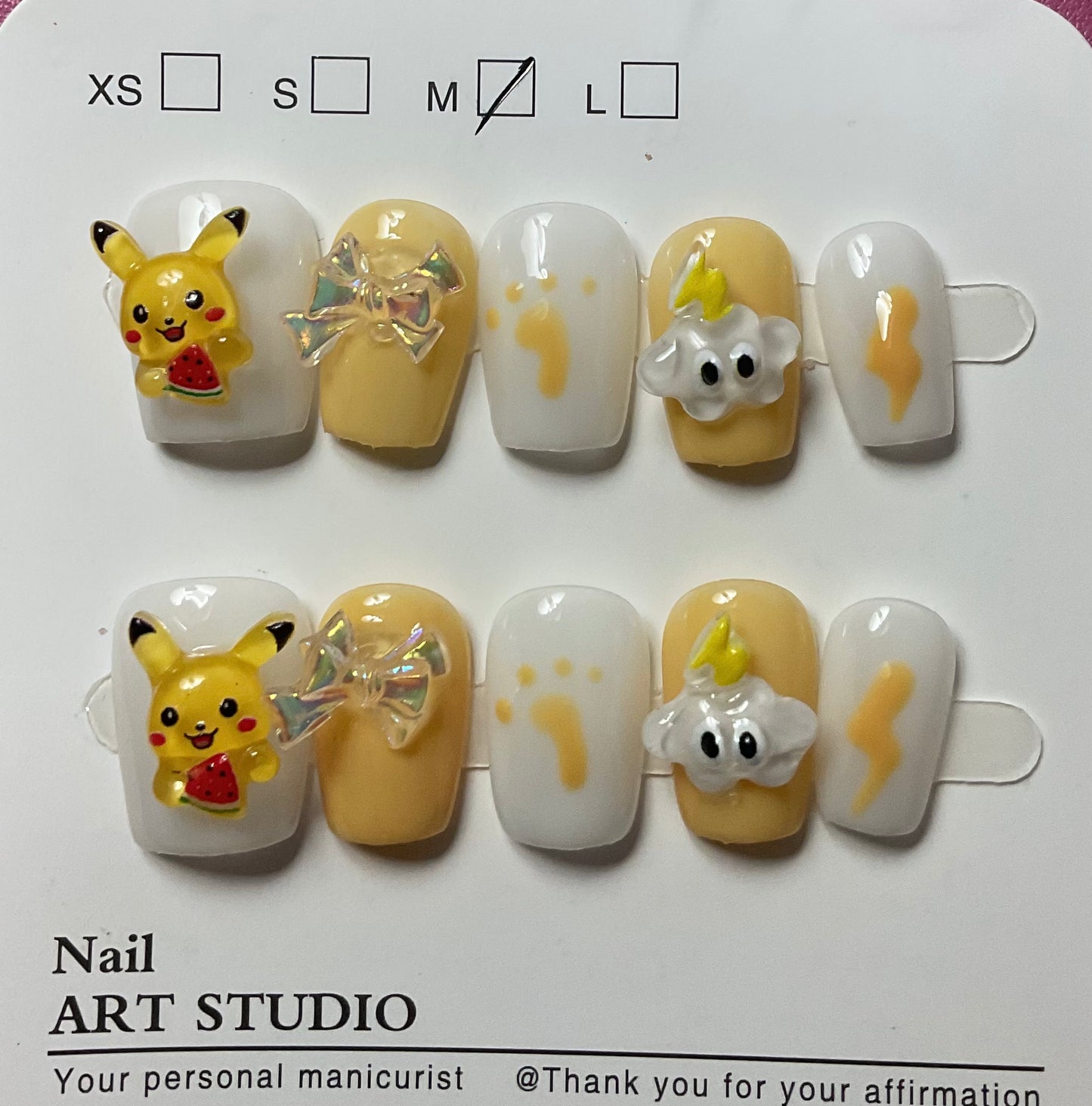 Pika-Perfect Press On Nails