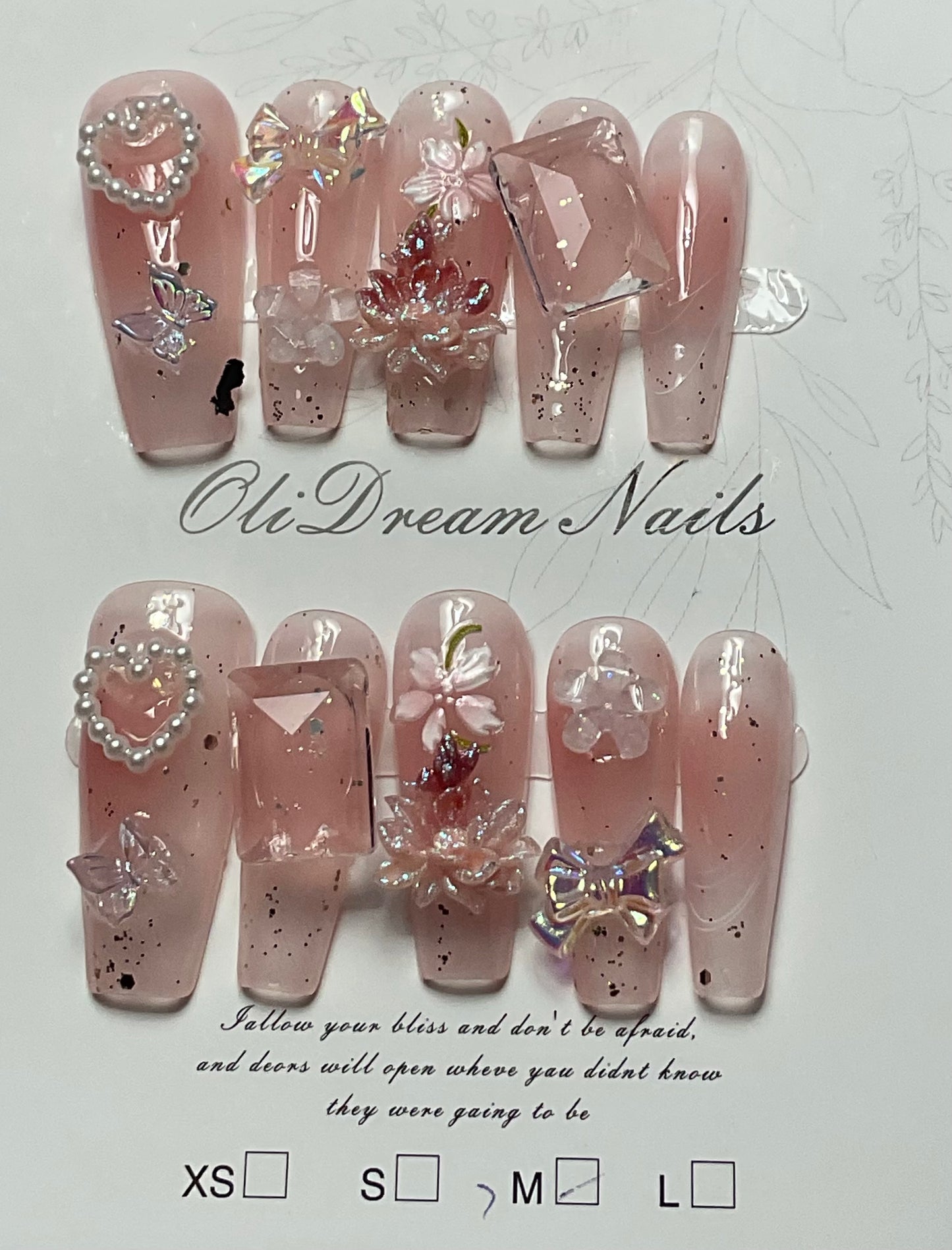 Fairy Garden Dream Press On Nails