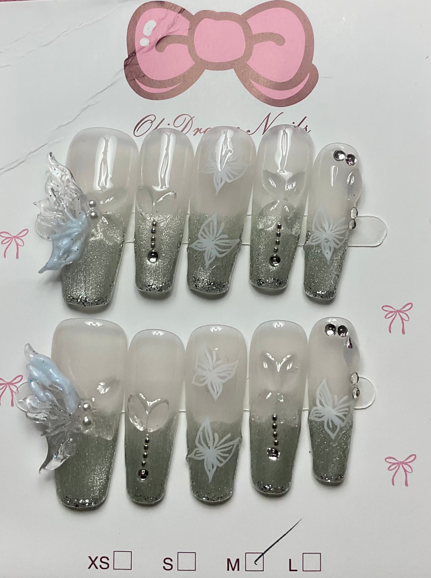 Enchanting Butterfly Dream Press On Nails