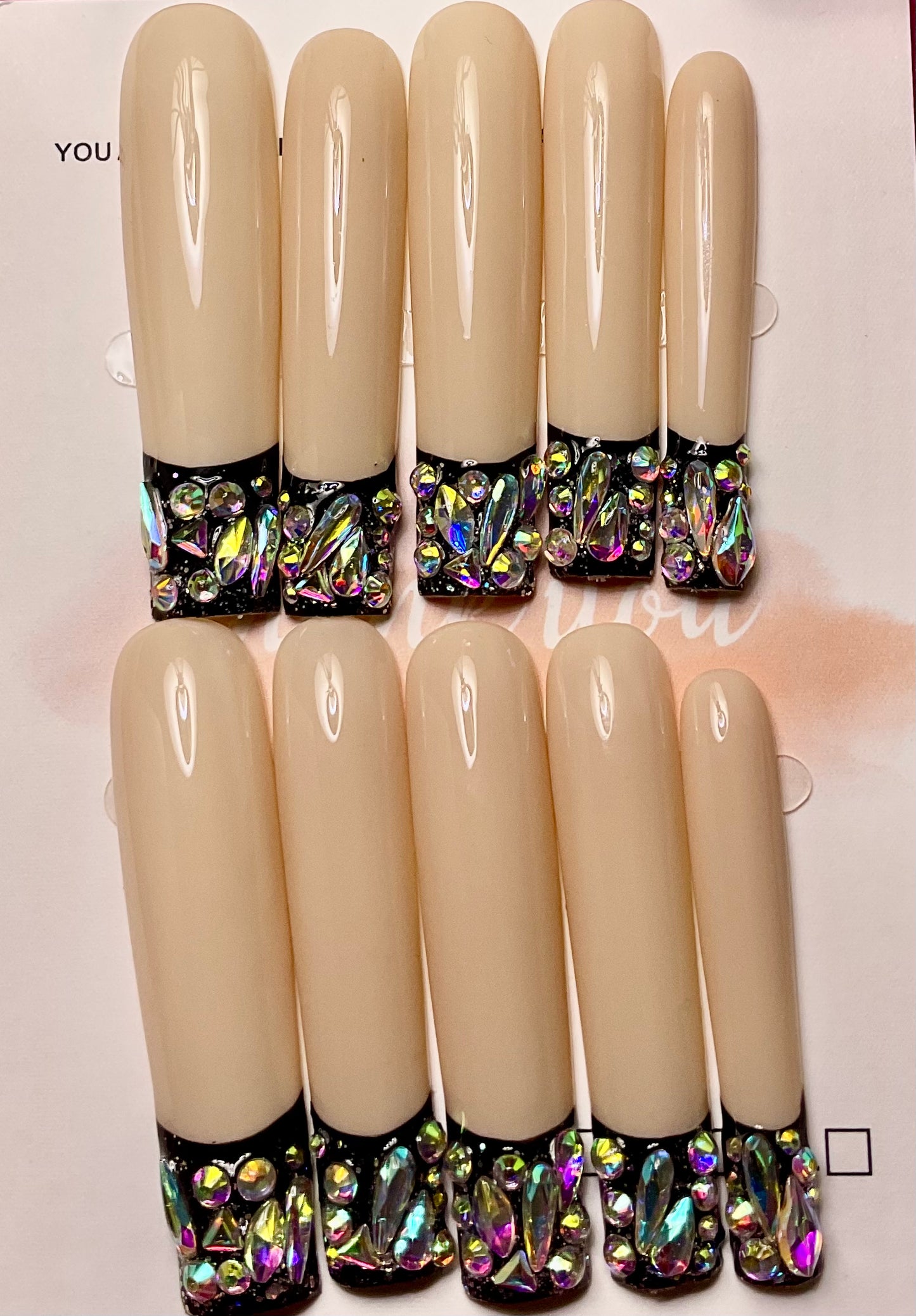 Blinged-Out Beauty Press On Nails