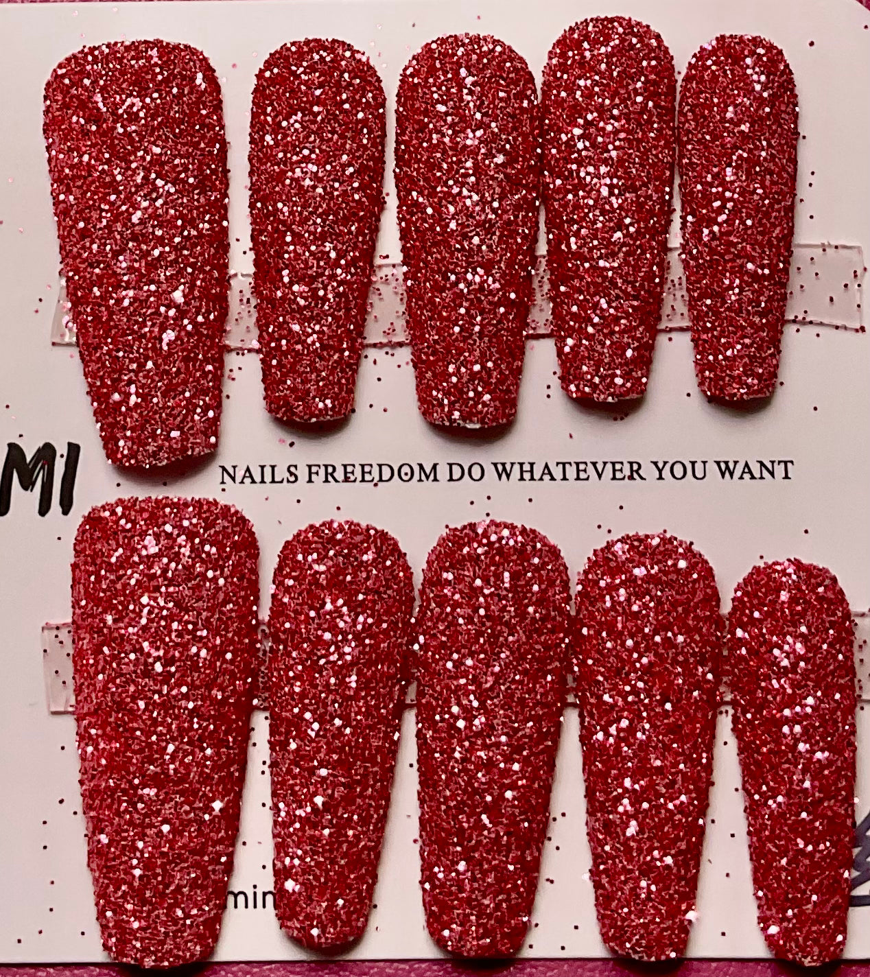 Hello Glitter Press On Nails