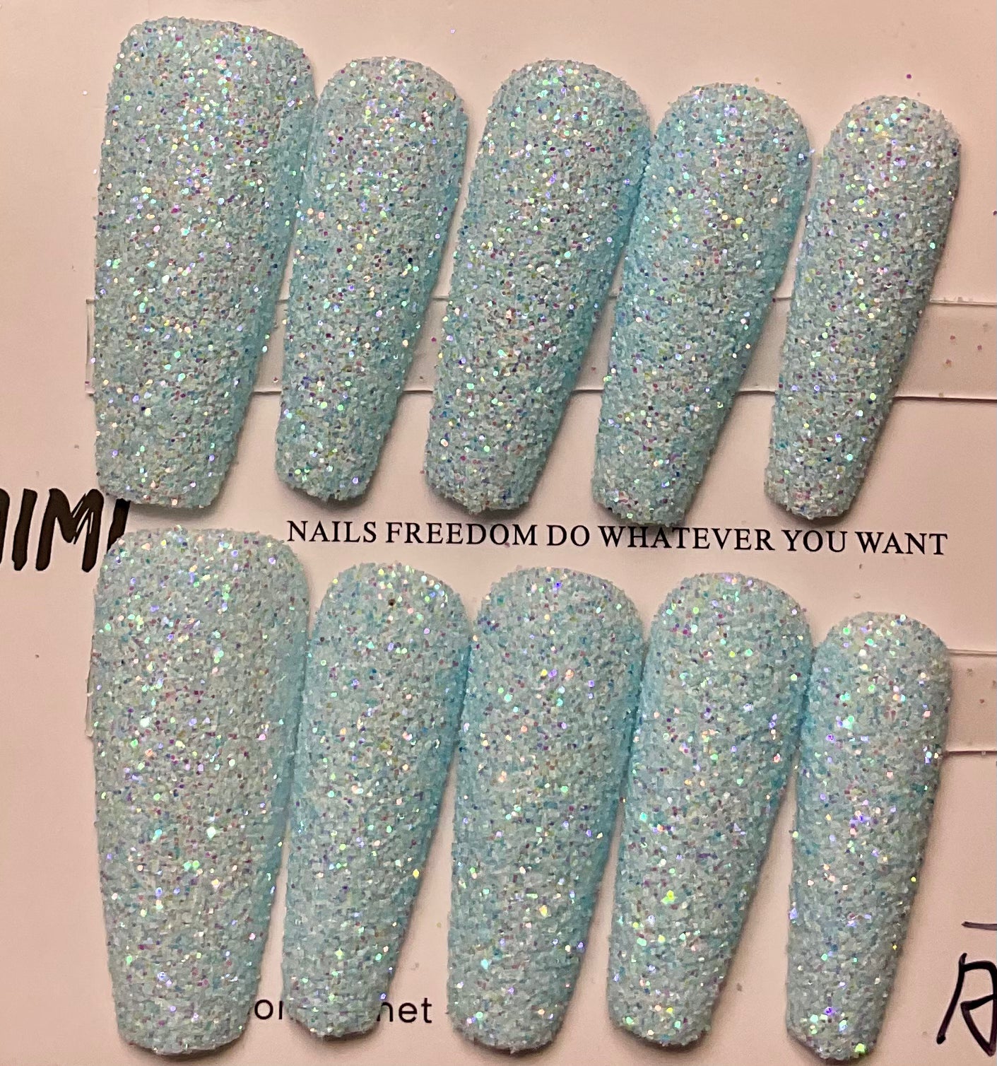 Hello Glitter Press On Nails