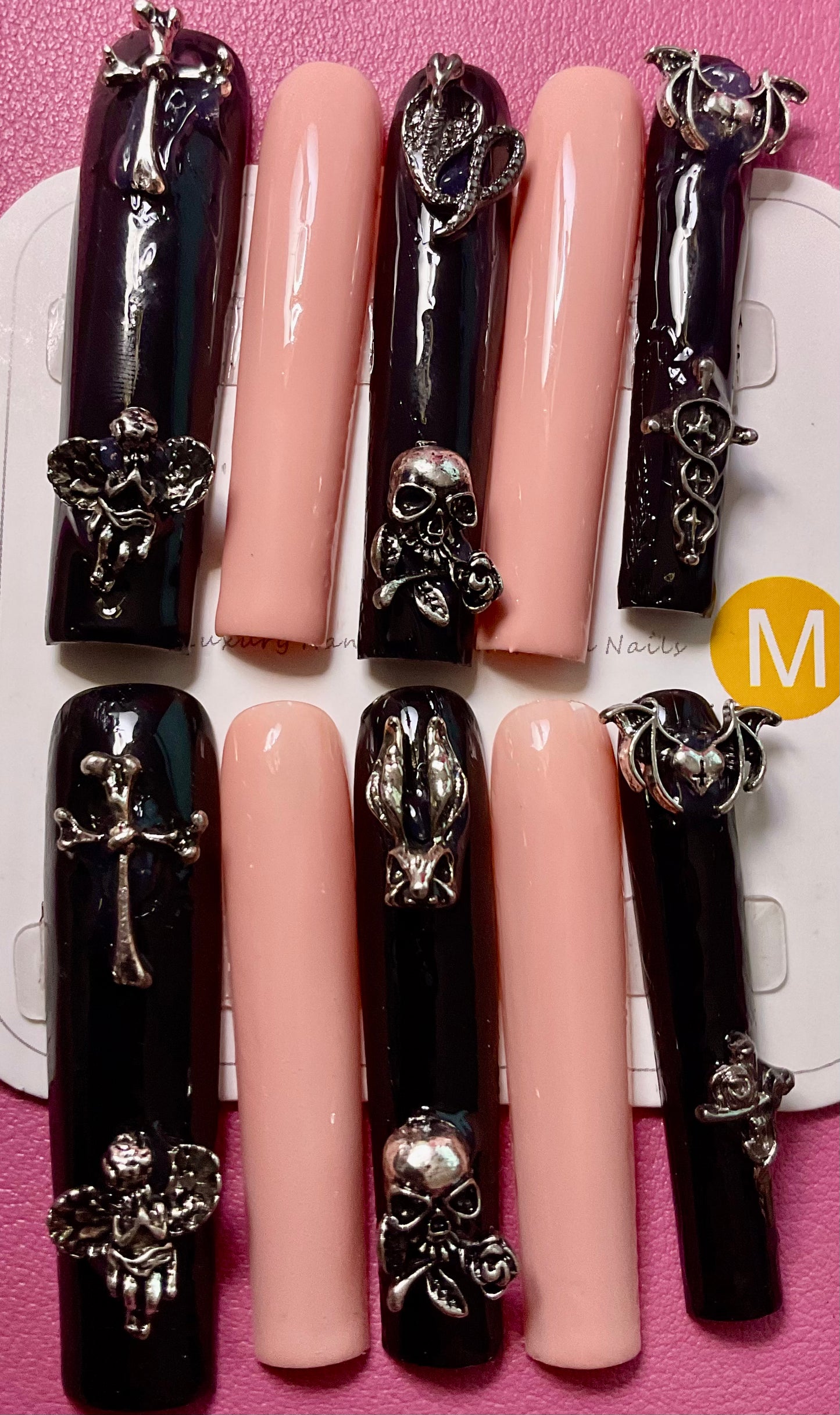 Gothic Glamour XXL Press On Nails