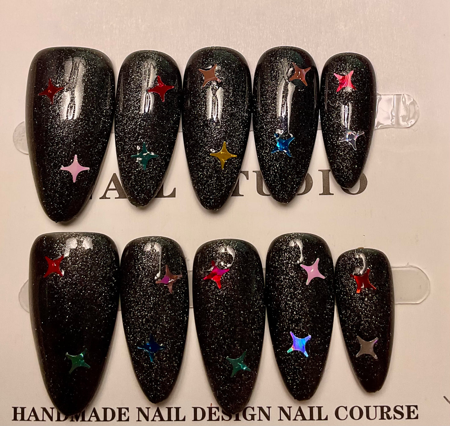Cosmic Starlight Press On Nails