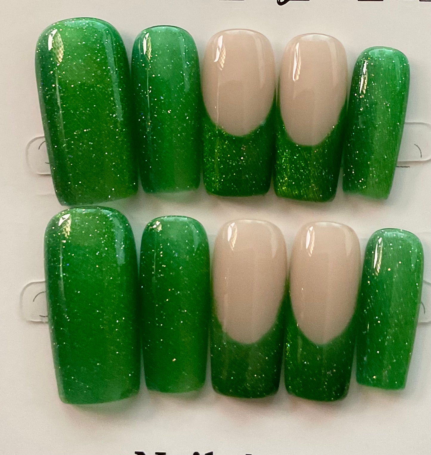 Emerald Press On Nails