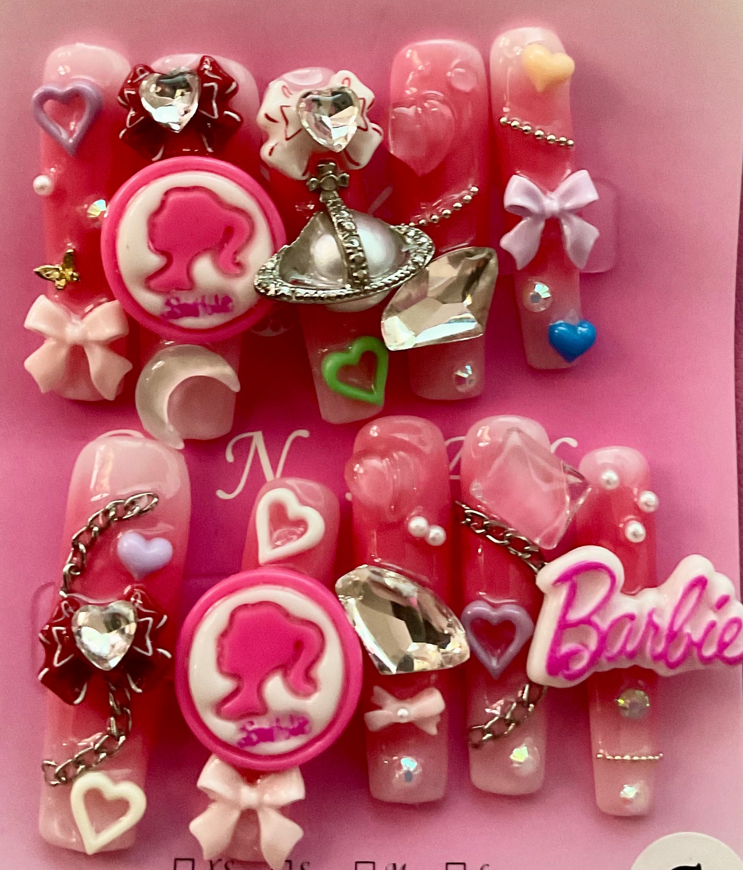 A Little Bit Of Barbie Press On Nails