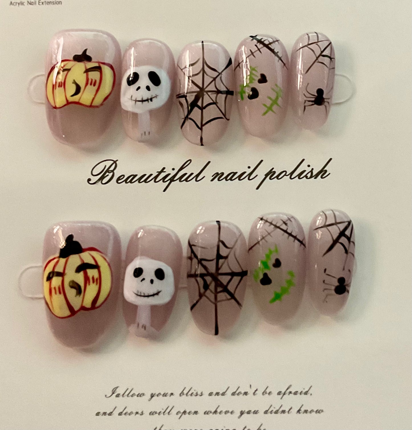 Haunted Harvest Halloween Press On Nails