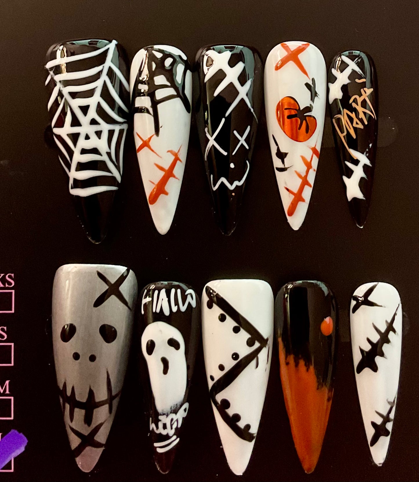 Spooky Stitch Press On Nails
