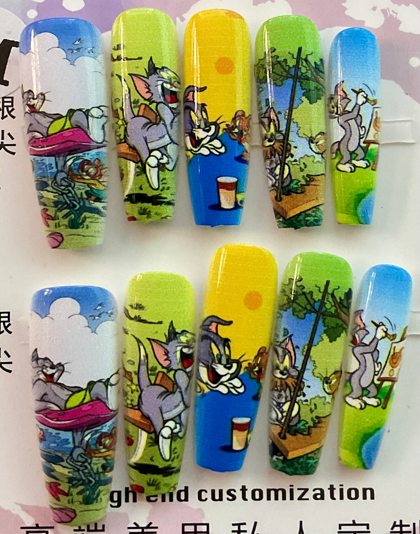 Tom & Jerry Press On Nails
