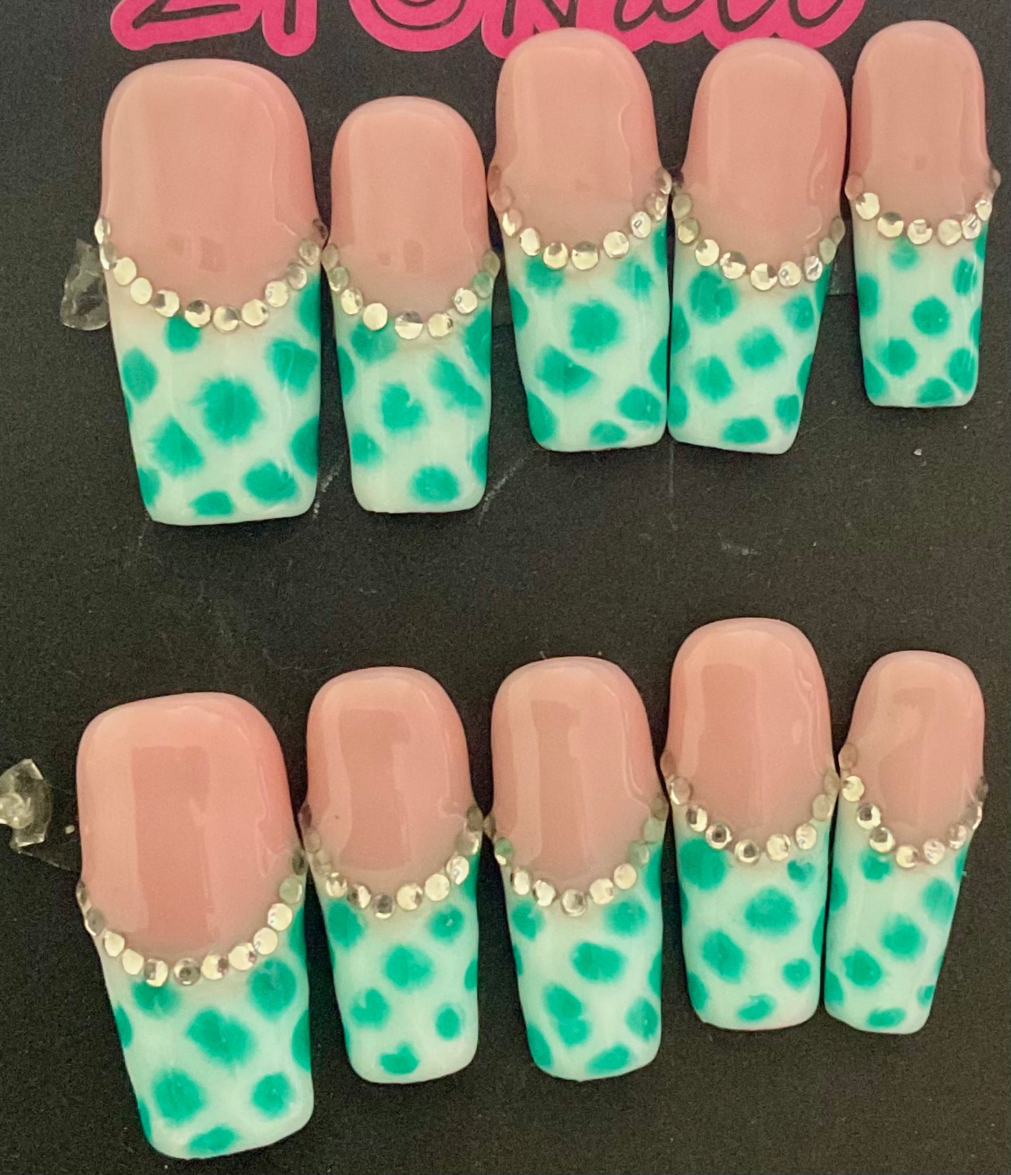 Glam Animal Print Press On Nails