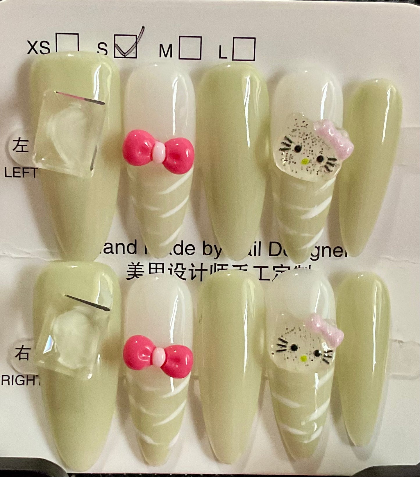 Green Hello Kitty