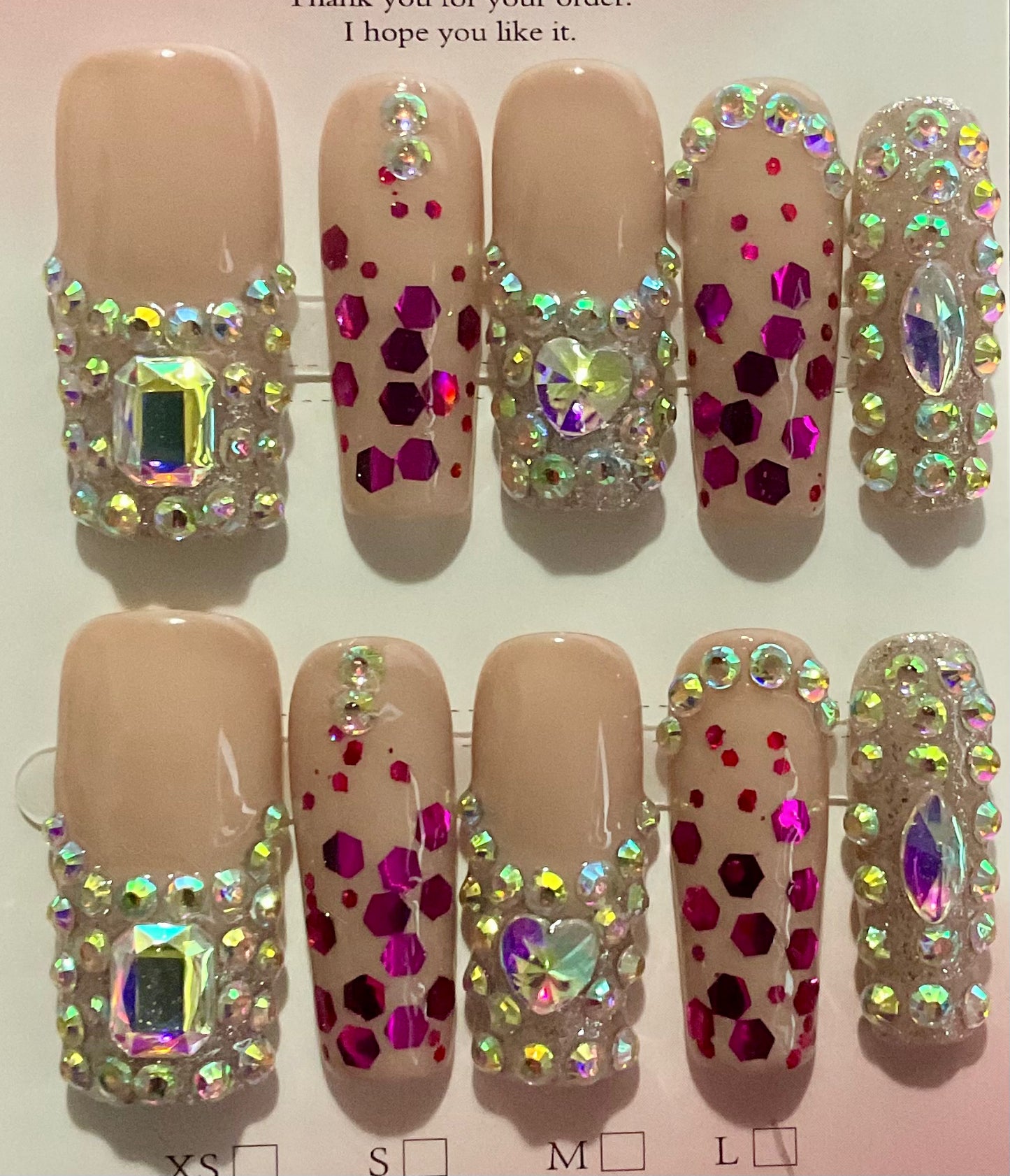 Sparkle Queen Press On Nails