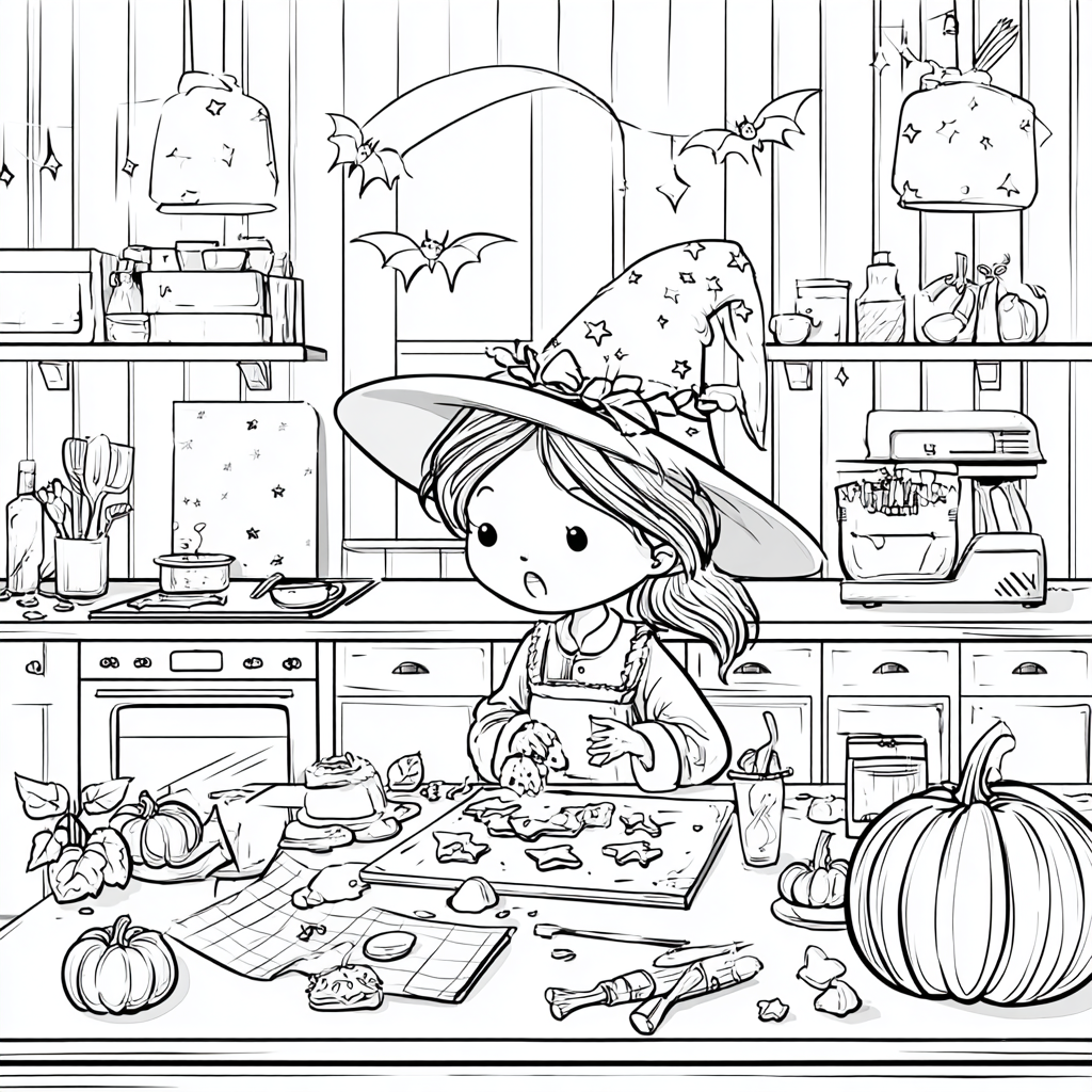 Cute & Scary Adult Halloween Coloring book: Happy Halloween