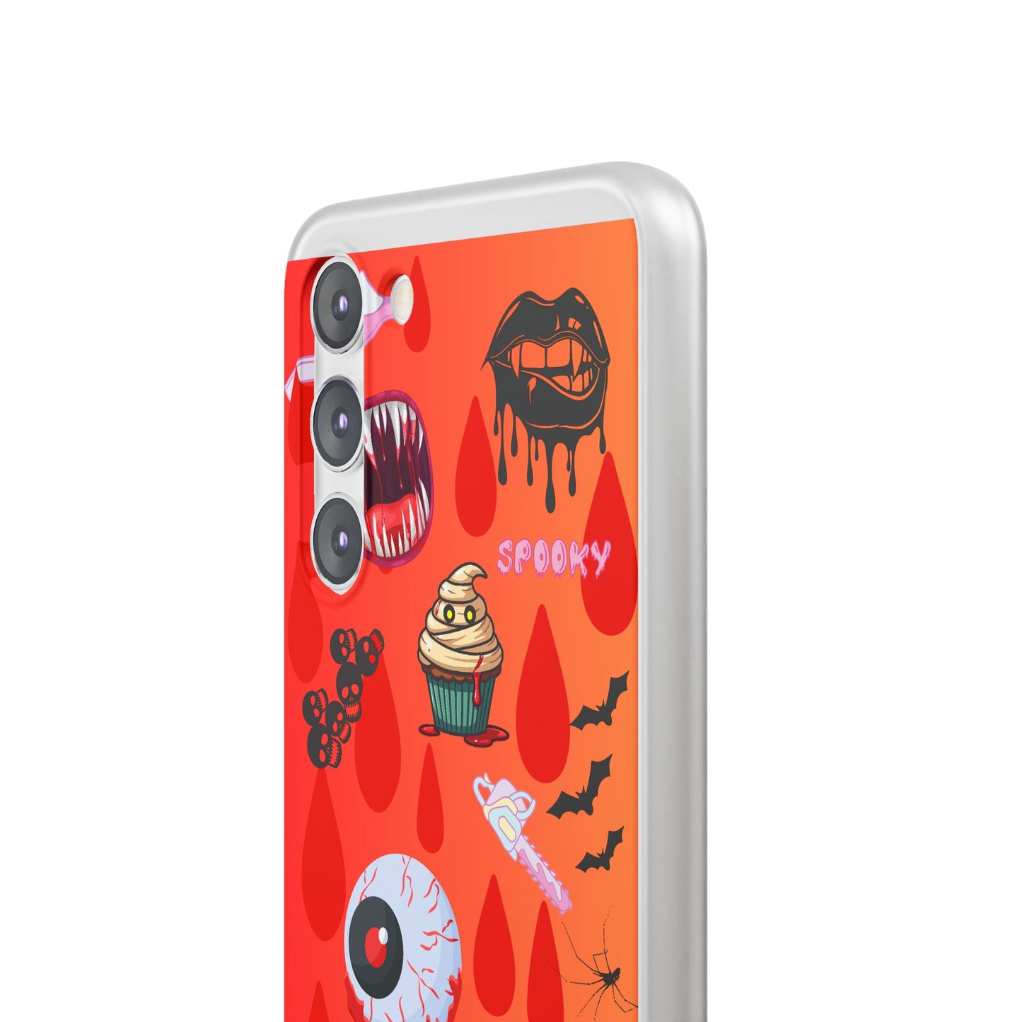 Spooky Flexi Cases for Halloween Lovers, Halloween Phone Case, Horror Phone Cover, Cute Creepy Case, Halloween Gifts