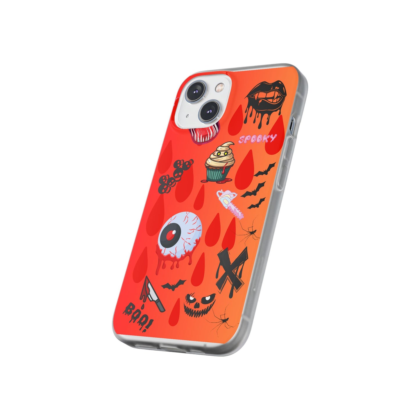 Spooky Flexi Cases for Halloween Lovers, Halloween Phone Case, Horror Phone Cover, Cute Creepy Case, Halloween Gifts