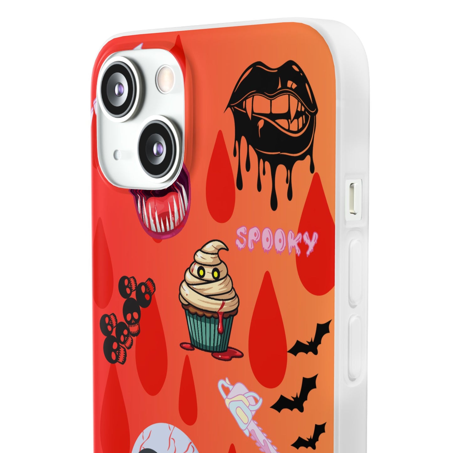 Spooky Flexi Cases for Halloween Lovers, Halloween Phone Case, Horror Phone Cover, Cute Creepy Case, Halloween Gifts