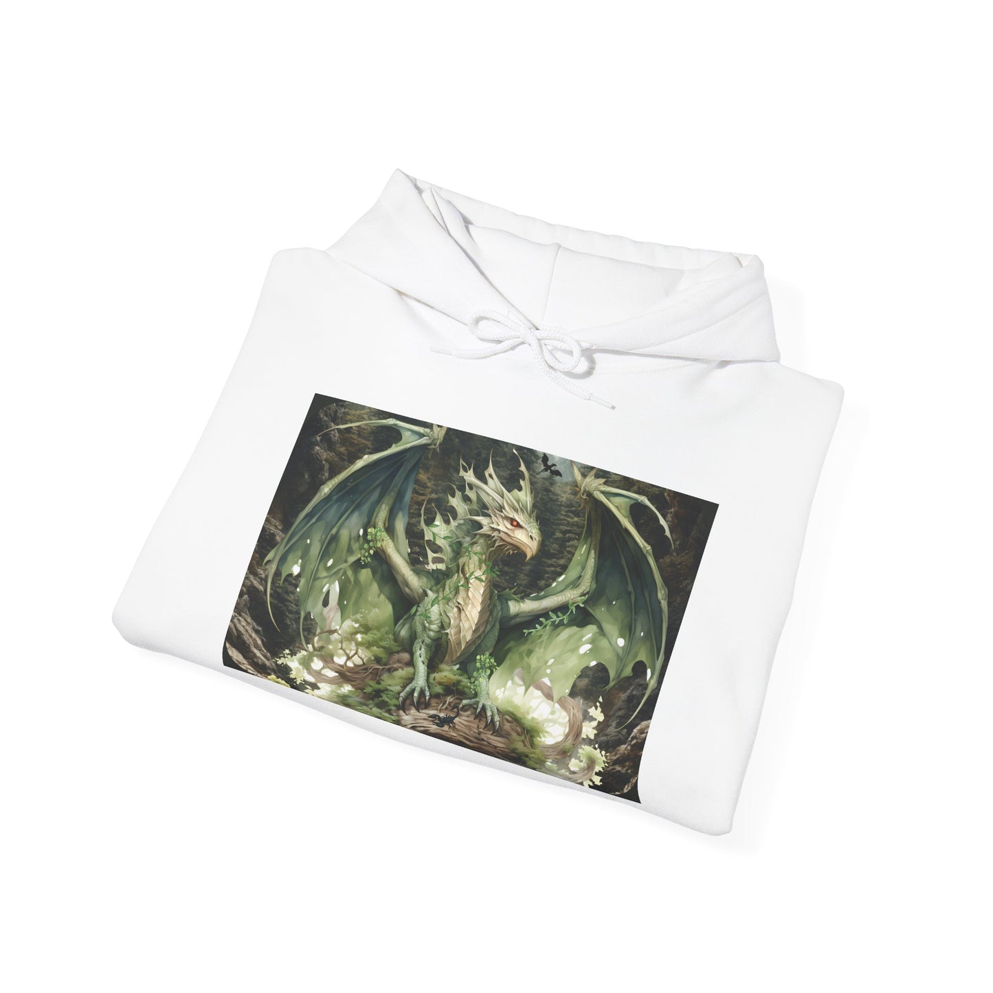 Fantasy Dragon & Sword Unisex Hooded Sweatshirt, Perfect for Fall,