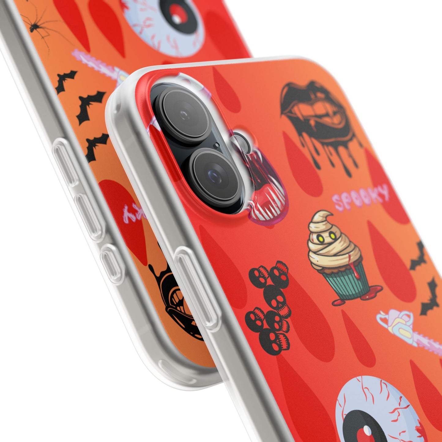 Spooky Flexi Cases for Halloween Lovers, Halloween Phone Case, Horror Phone Cover, Cute Creepy Case, Halloween Gifts