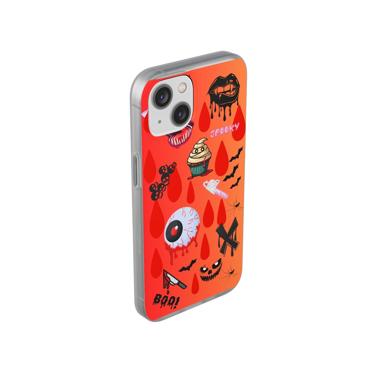 Spooky Flexi Cases for Halloween Lovers, Halloween Phone Case, Horror Phone Cover, Cute Creepy Case, Halloween Gifts