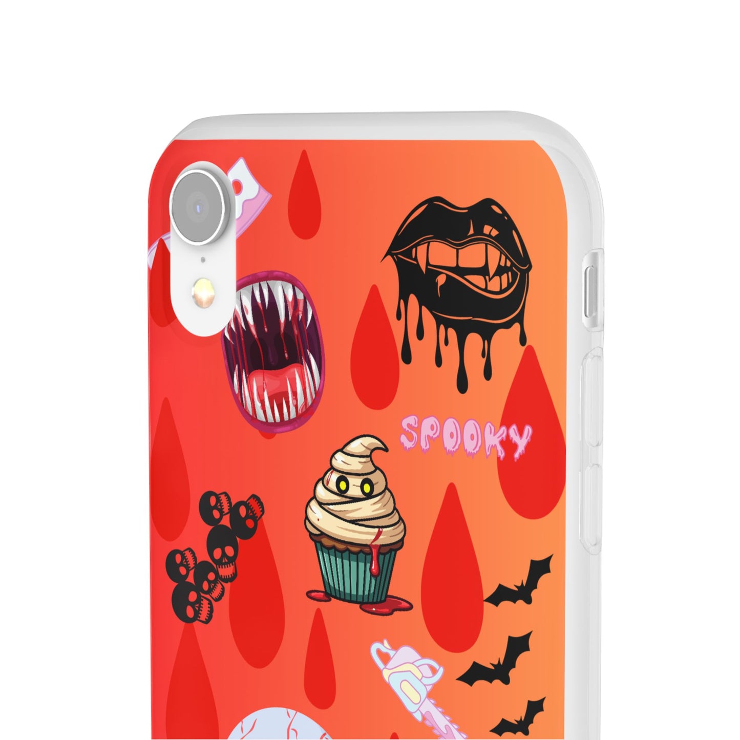 Spooky Flexi Cases for Halloween Lovers, Halloween Phone Case, Horror Phone Cover, Cute Creepy Case, Halloween Gifts