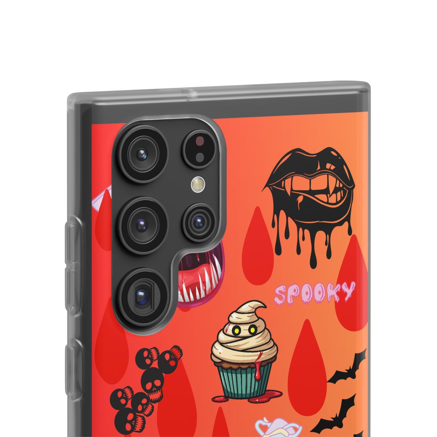 Spooky Flexi Cases for Halloween Lovers, Halloween Phone Case, Horror Phone Cover, Cute Creepy Case, Halloween Gifts