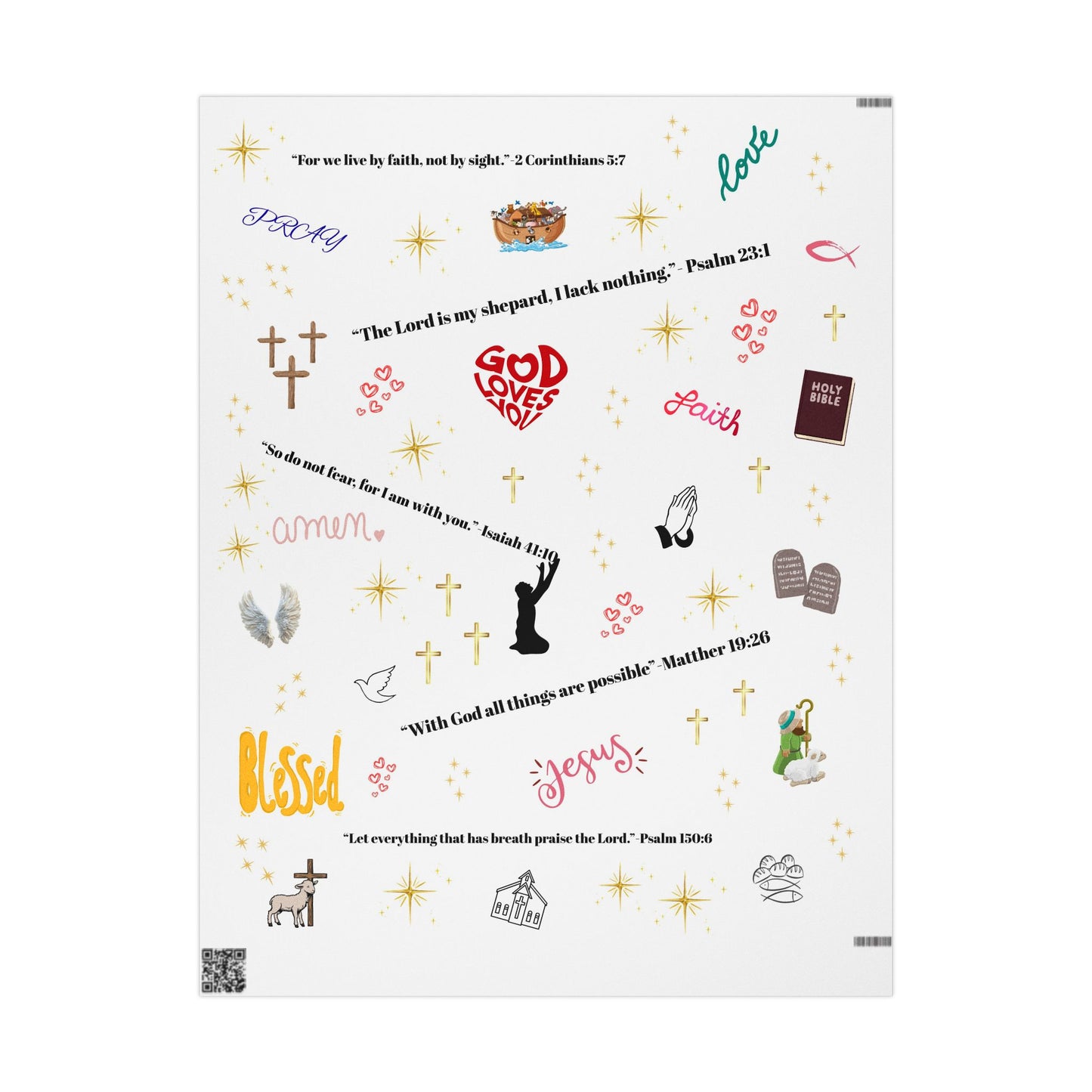 Faith-Inspired Wrapping Paper for Special Occasions