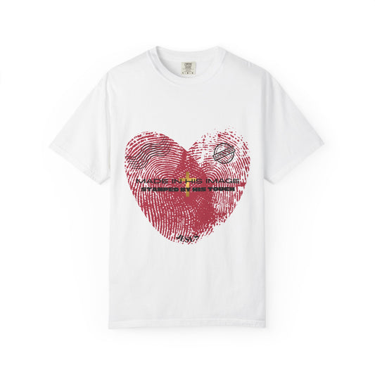 Love Affirmation T-Shirt, Heart Design Tee,  Faith-Based Fashion