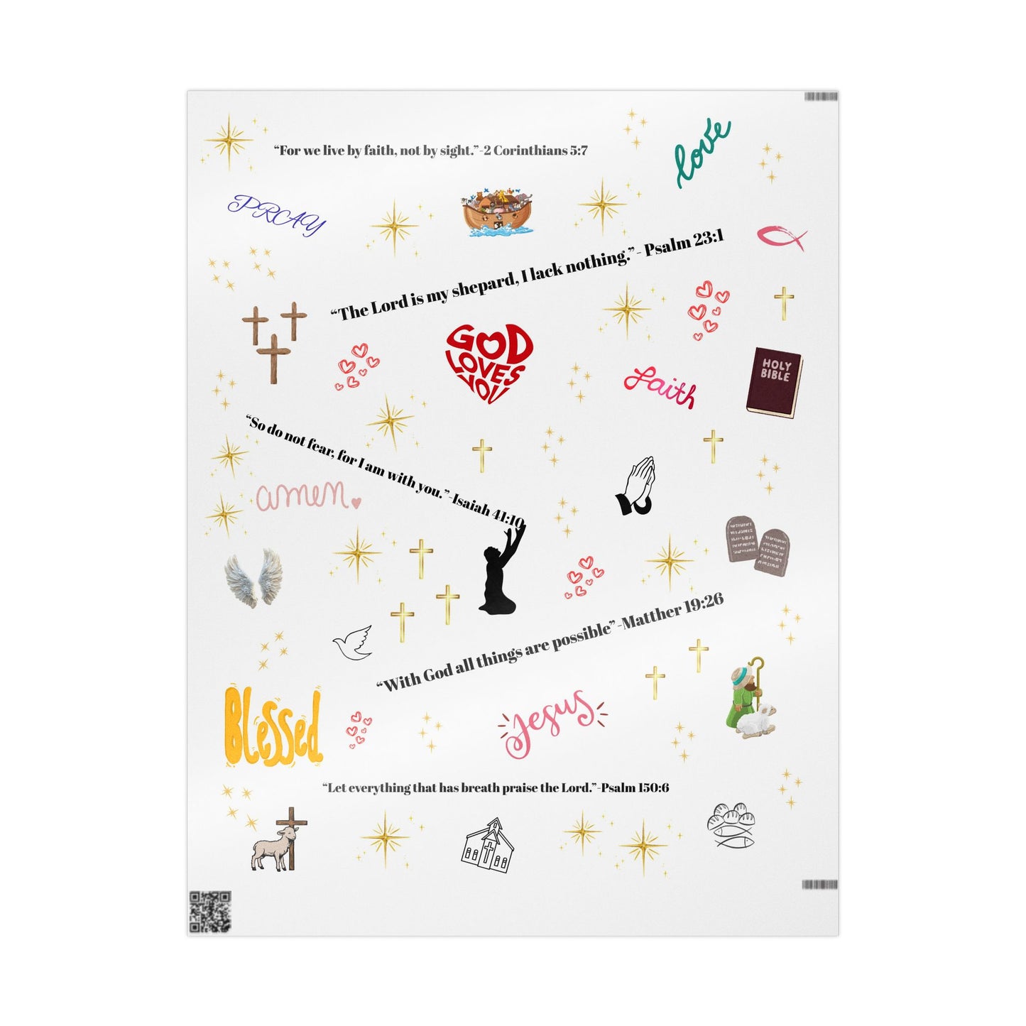 Faith-Inspired Wrapping Paper for Special Occasions